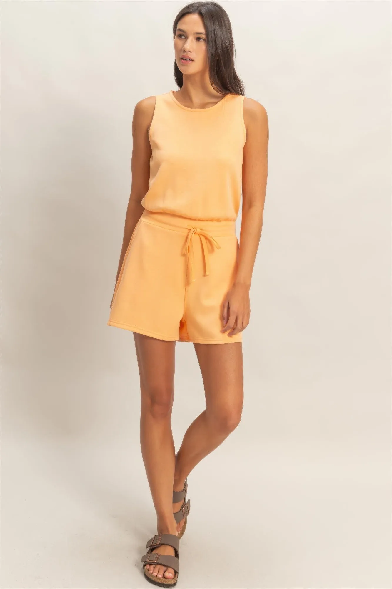 Daisy Women's Sleeveless Romper | Soft Fabric Blend sold by Hensley London product image thumbnail 2