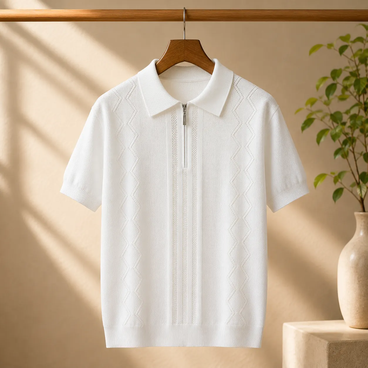 Arvello Knit Polo sold by Hensley London product image thumbnail 4