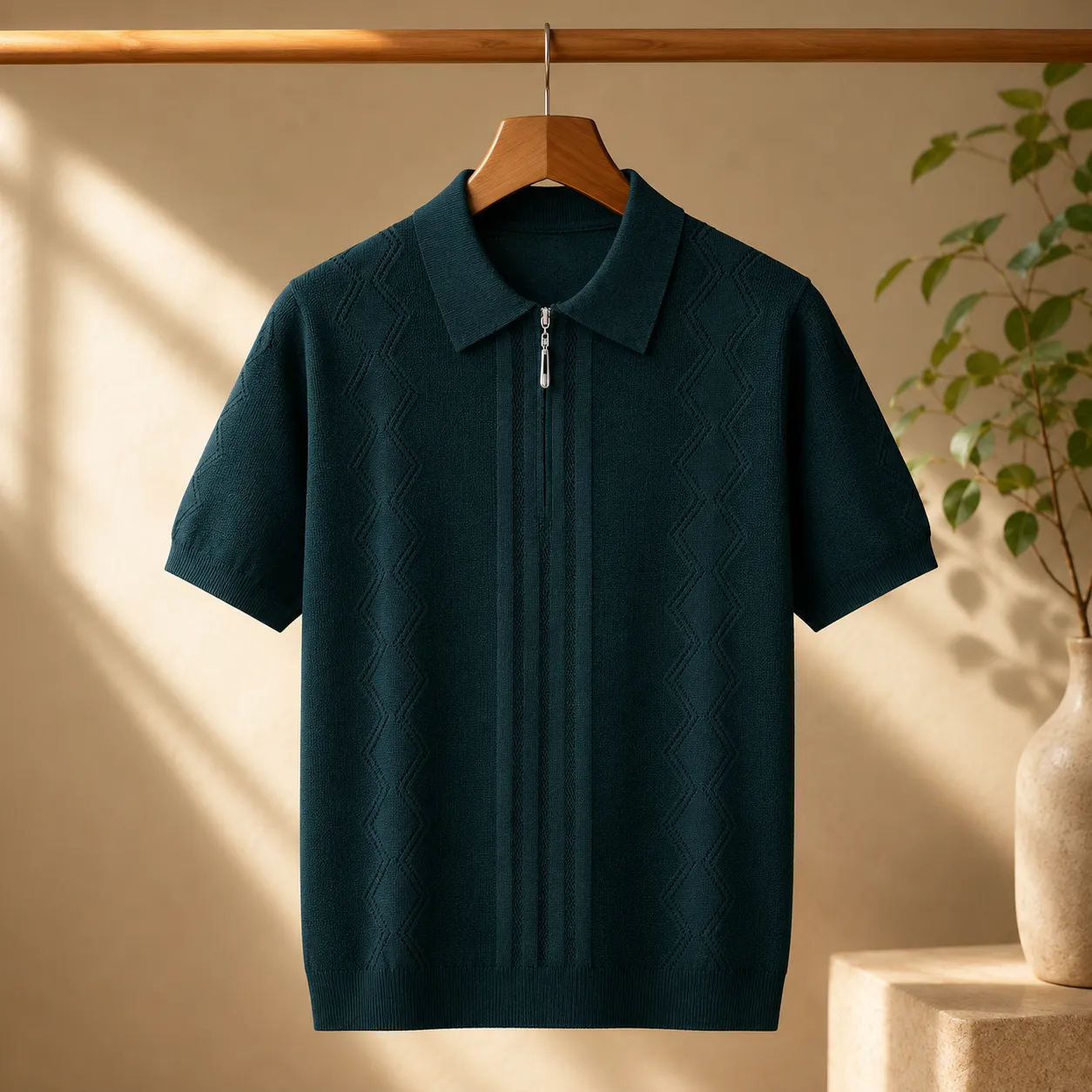 Arvello Knit Polo sold by Hensley London product image thumbnail 5