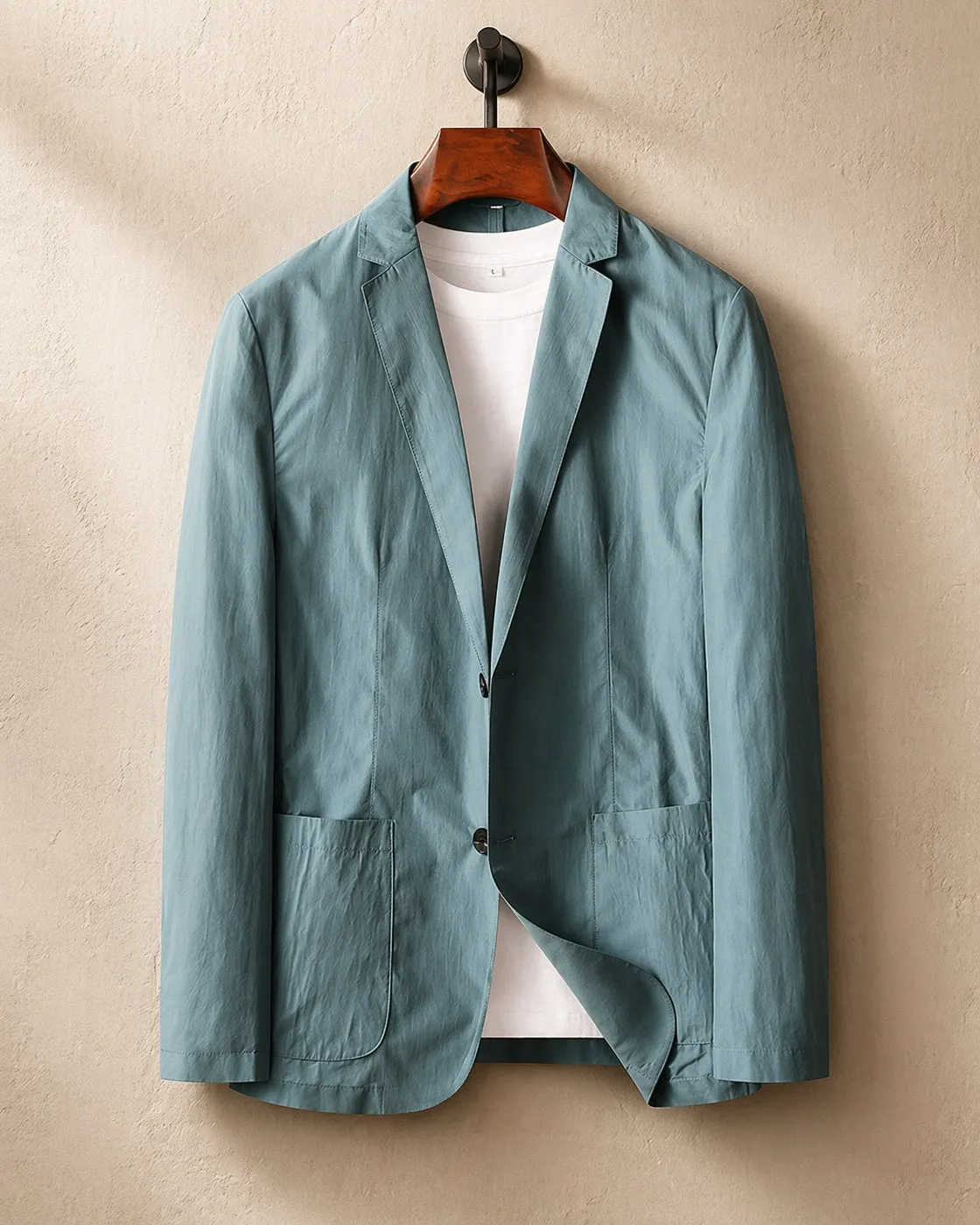 Men's Lightweight Unstructured Blazer – Clean Lapel sold by Hensley London