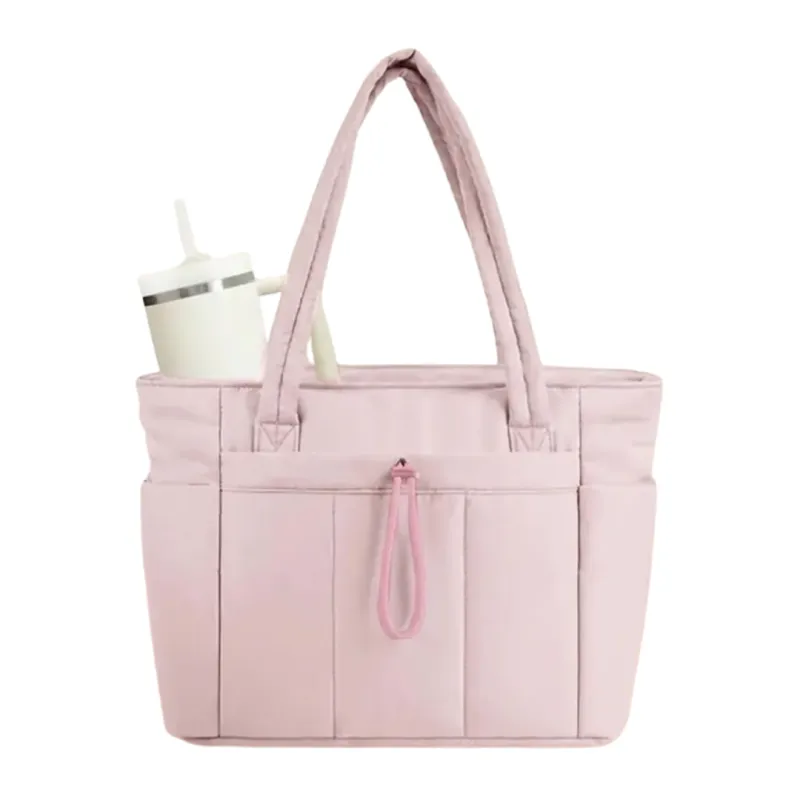 Women's Quilted Large-Capacity Tote Bag made by Hensley London