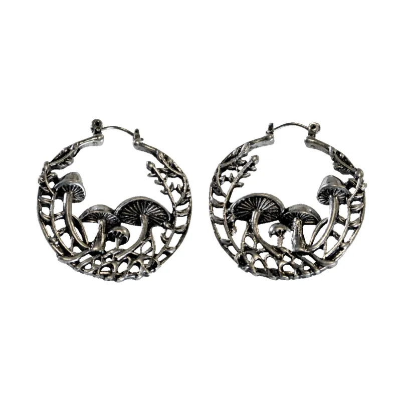 Mushroom Hoop Earrings sold by Melanie Martinez