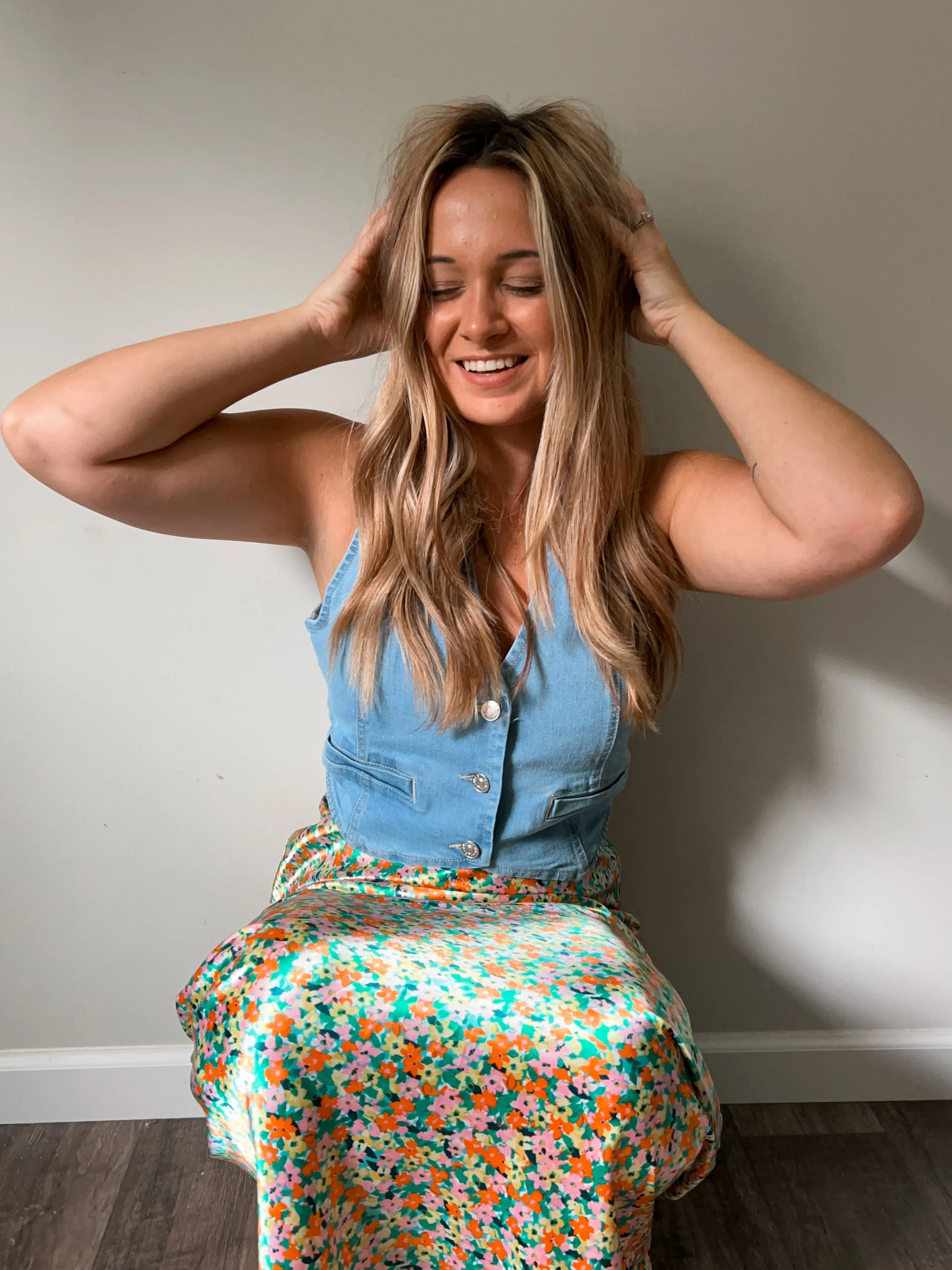 Wild West - Denim Vest sold by Lake Outfitters