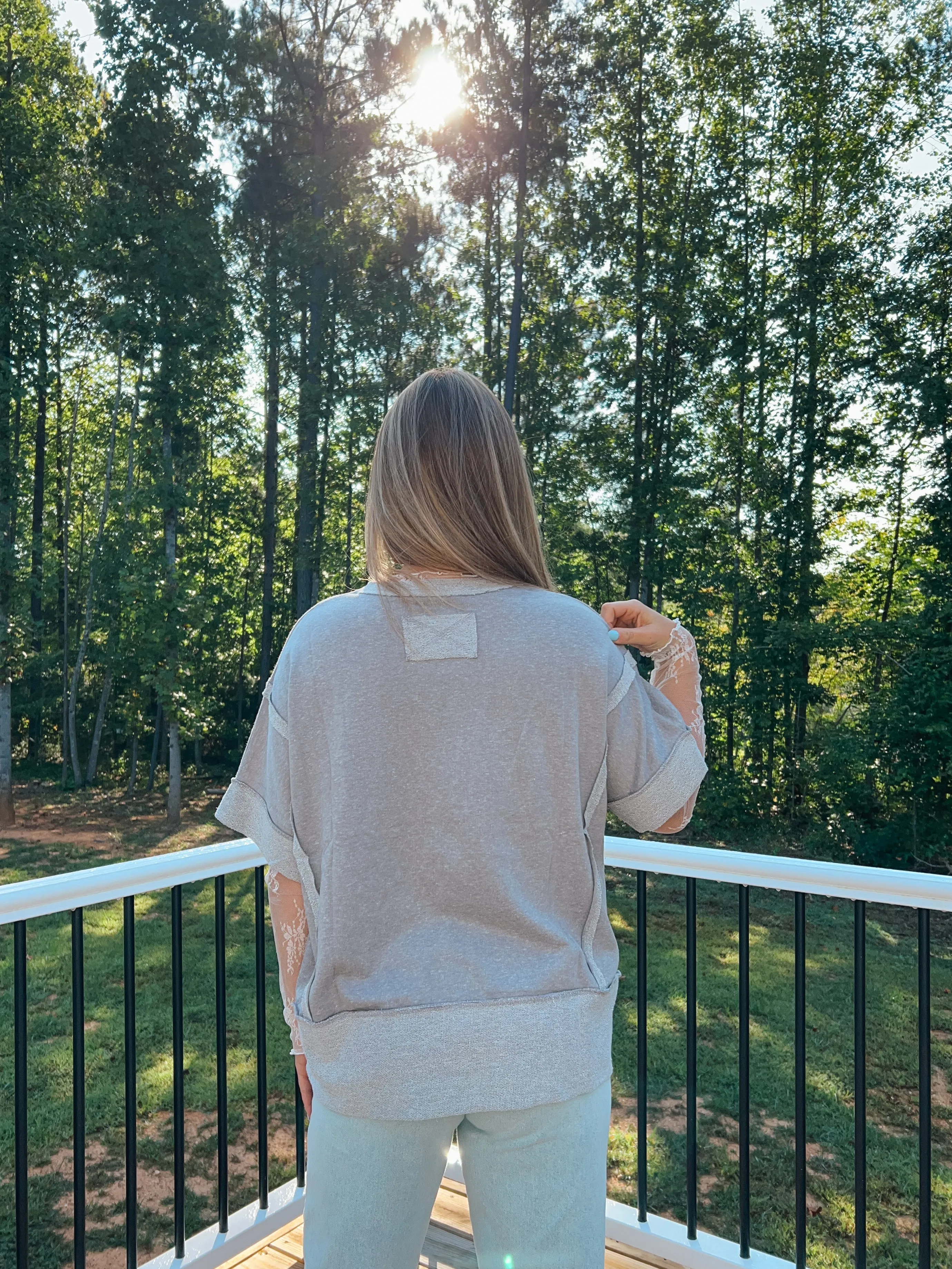 Trim Stitching Top sold by Lake Outfitters product image thumbnail 2