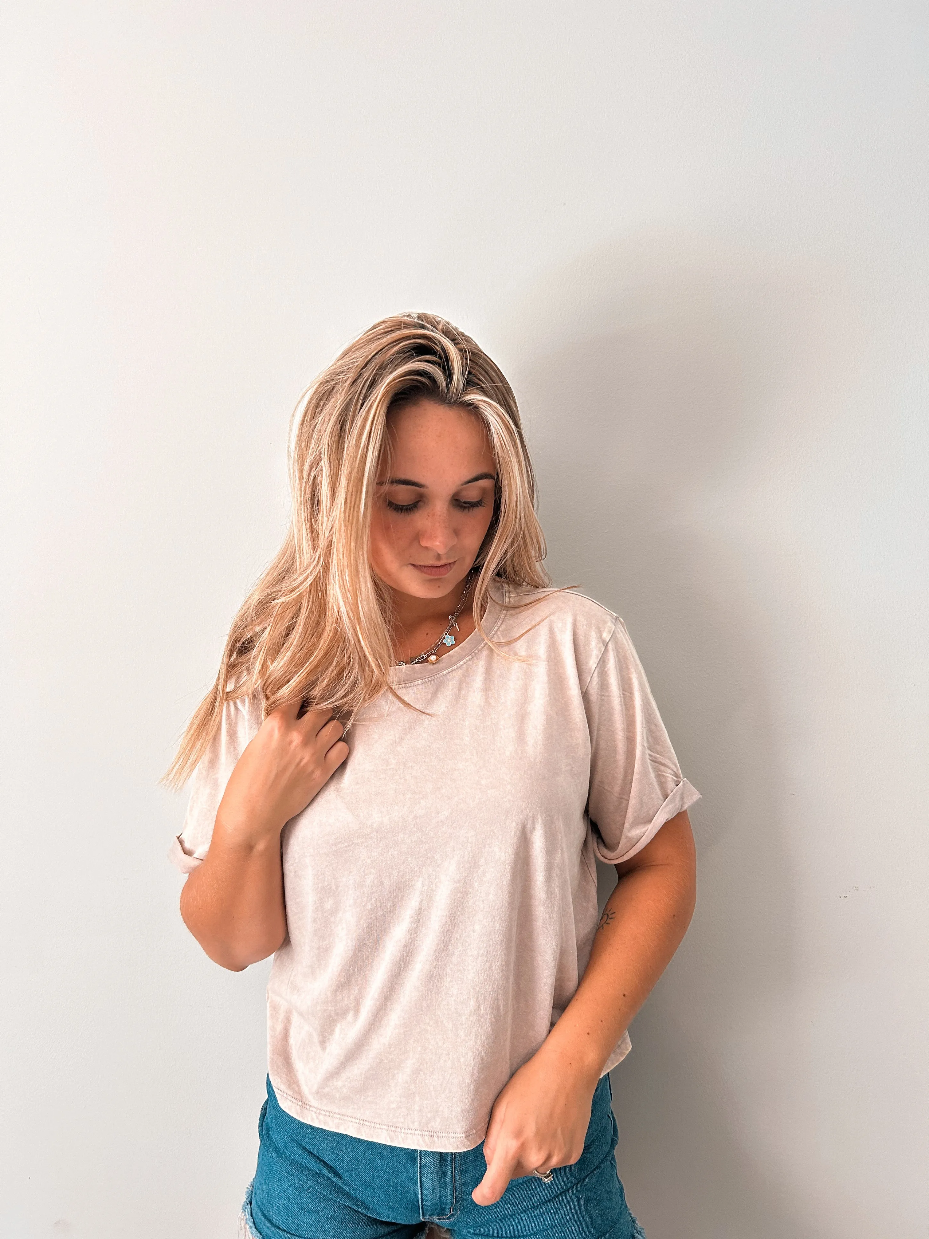 Riley Acid Wash Tee sold by Lake Outfitters product image thumbnail 2