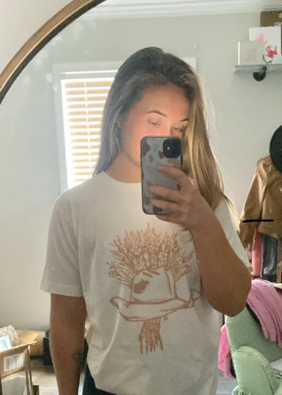 Cowgirl Flowers Tee sold by Lake Outfitters