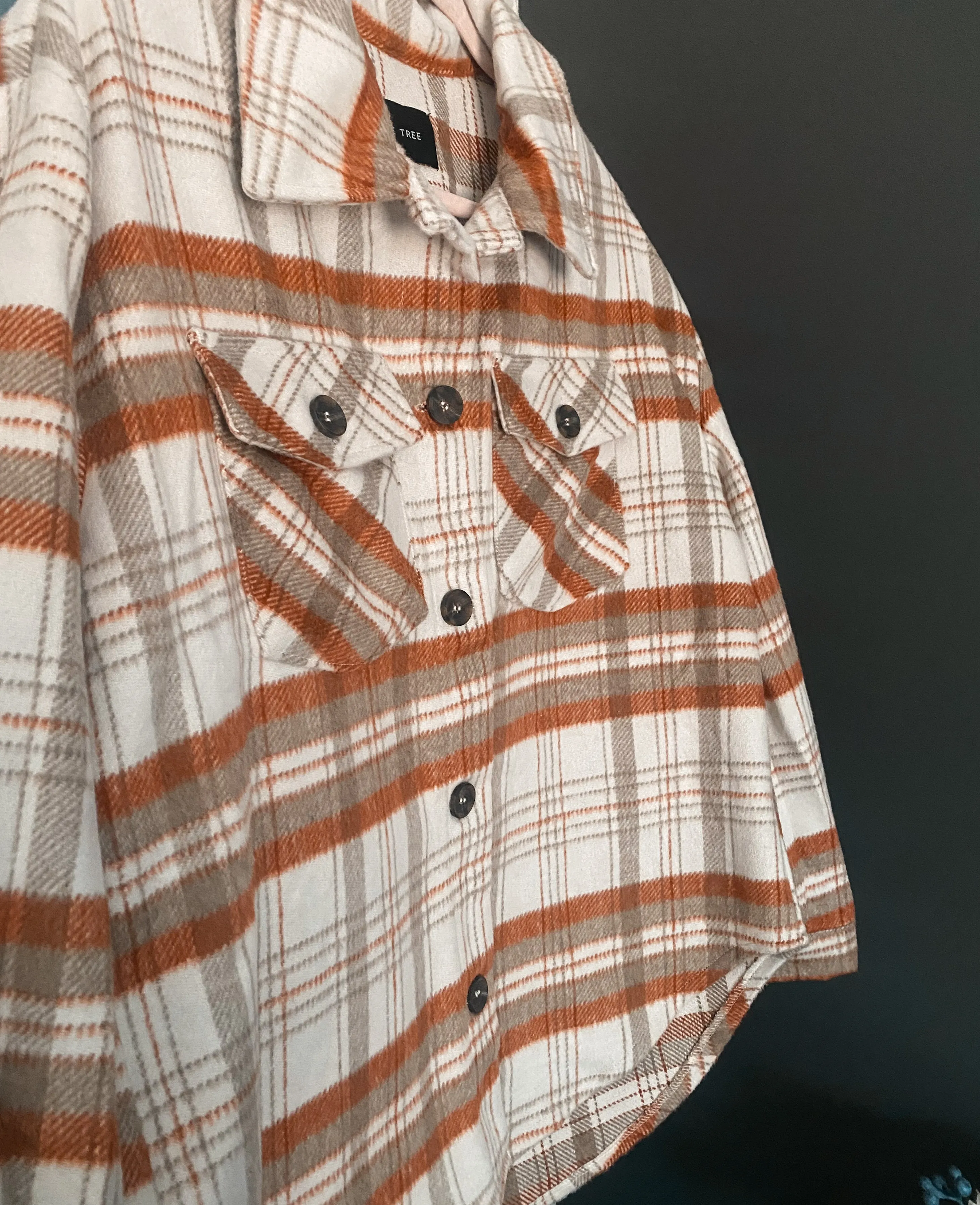 Terracotta + Cream Shacket sold by Lake Outfitters product image thumbnail 2