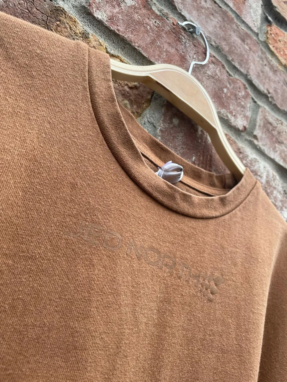 jed north reverse seam heavy cotton crop tee sold by Good Market Thrift Store product image thumbnail 2