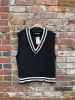 oak + fort academia sweater vest sold by Good Market Thrift Store
