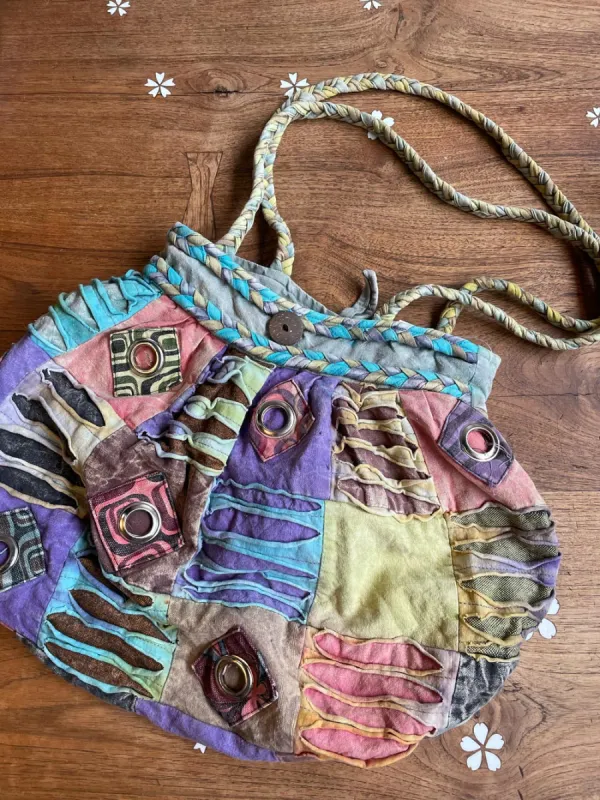 WMNS) Stussy x Denim Tears Messenger Bag 'Multicolor