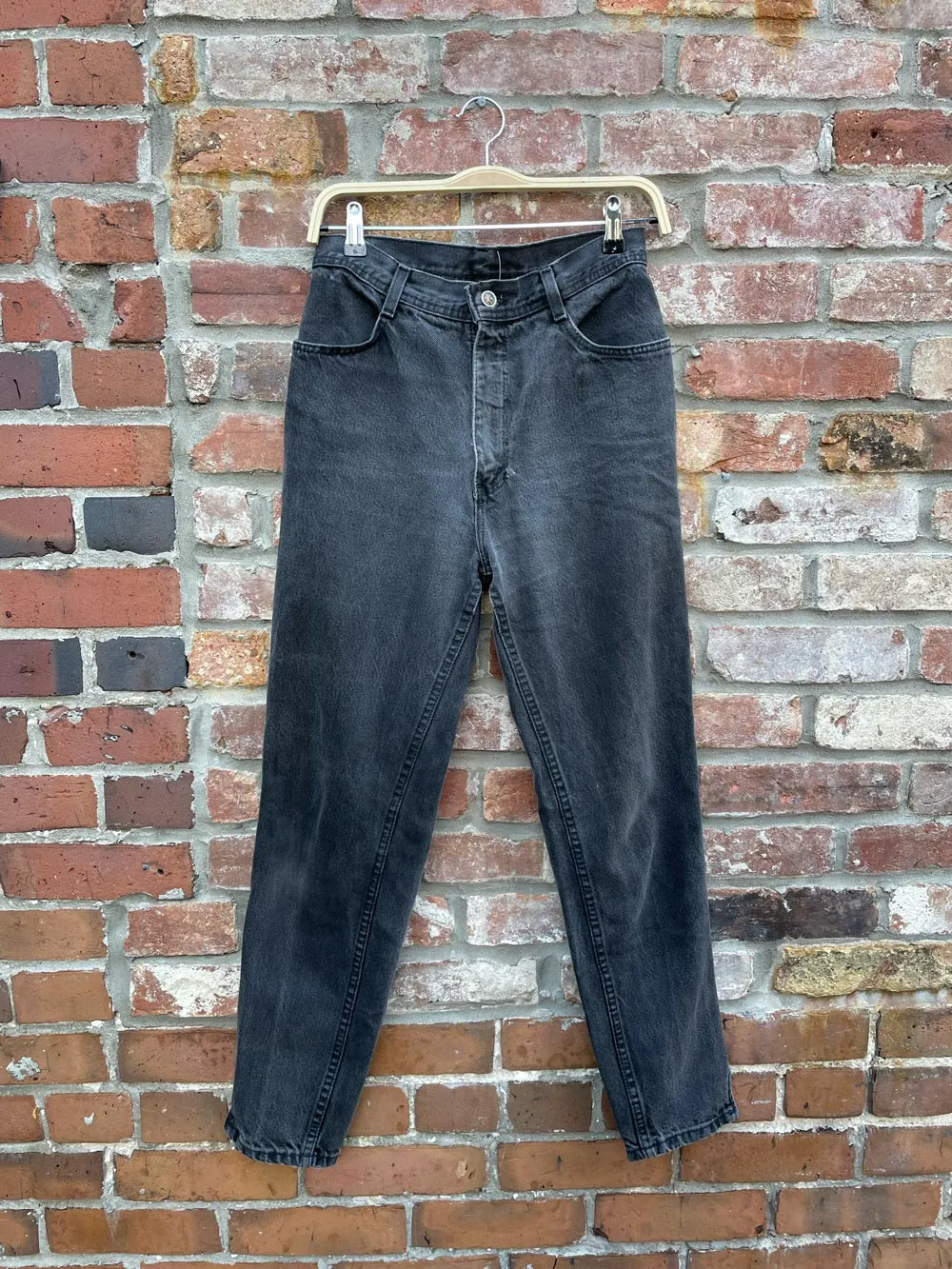 vintage santana parasuco zipper cuff high rise jeans sold by Good Market Thrift Store product image thumbnail 3