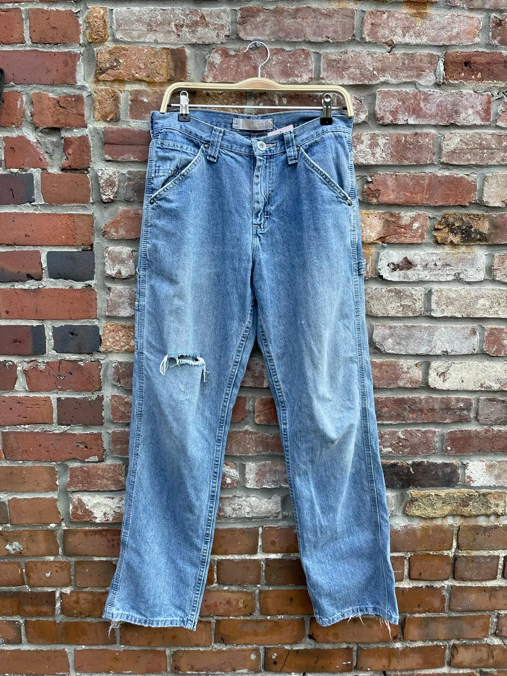 vintage 00s lee carpenter jeans sold by Good Market Thrift Store product image thumbnail 2