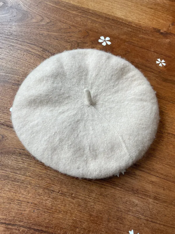 vintage wool french beret sold by Good Market Thrift Store