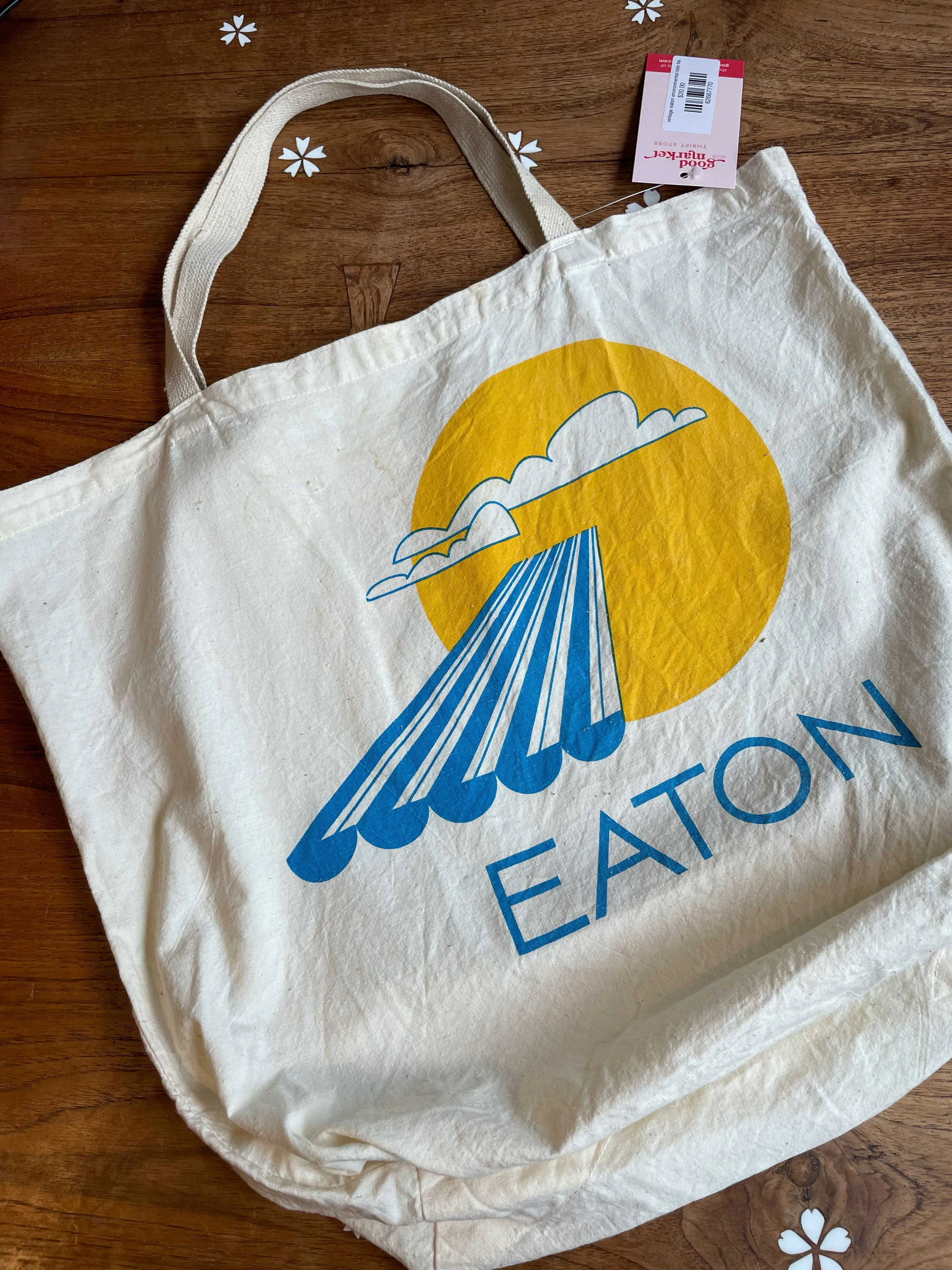 vintage eaton environmental tote bag sold by Good Market Thrift Store