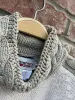 vintage 90s bianca sport cotton cable knit turtleneck sold by Good Market Thrift Store