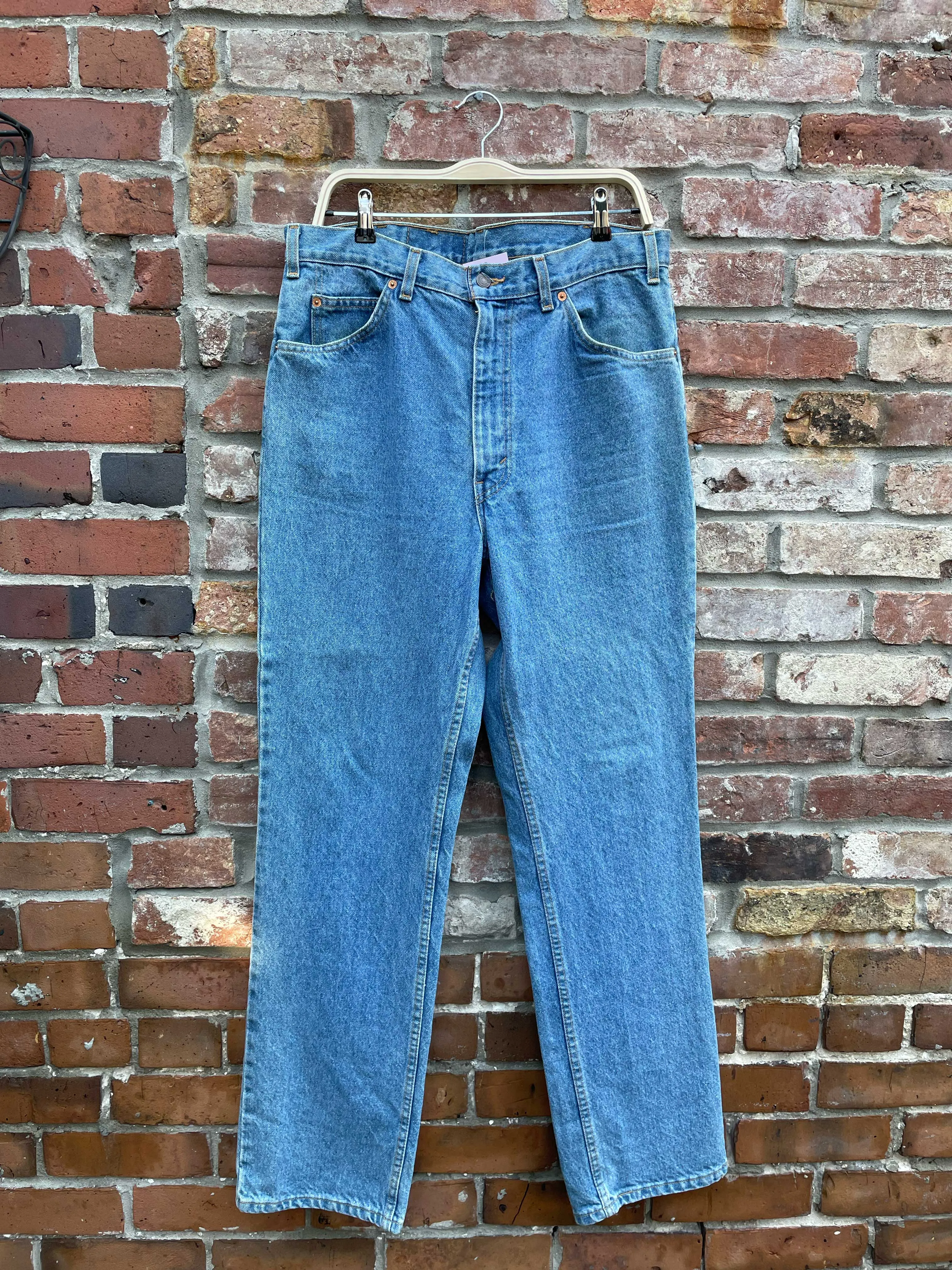 vintage levi's orange tab western style straight jeans sold by Good Market Thrift Store product image thumbnail 2