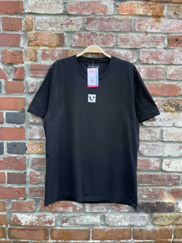 true religion black logo tee sold by Good Market Thrift Store