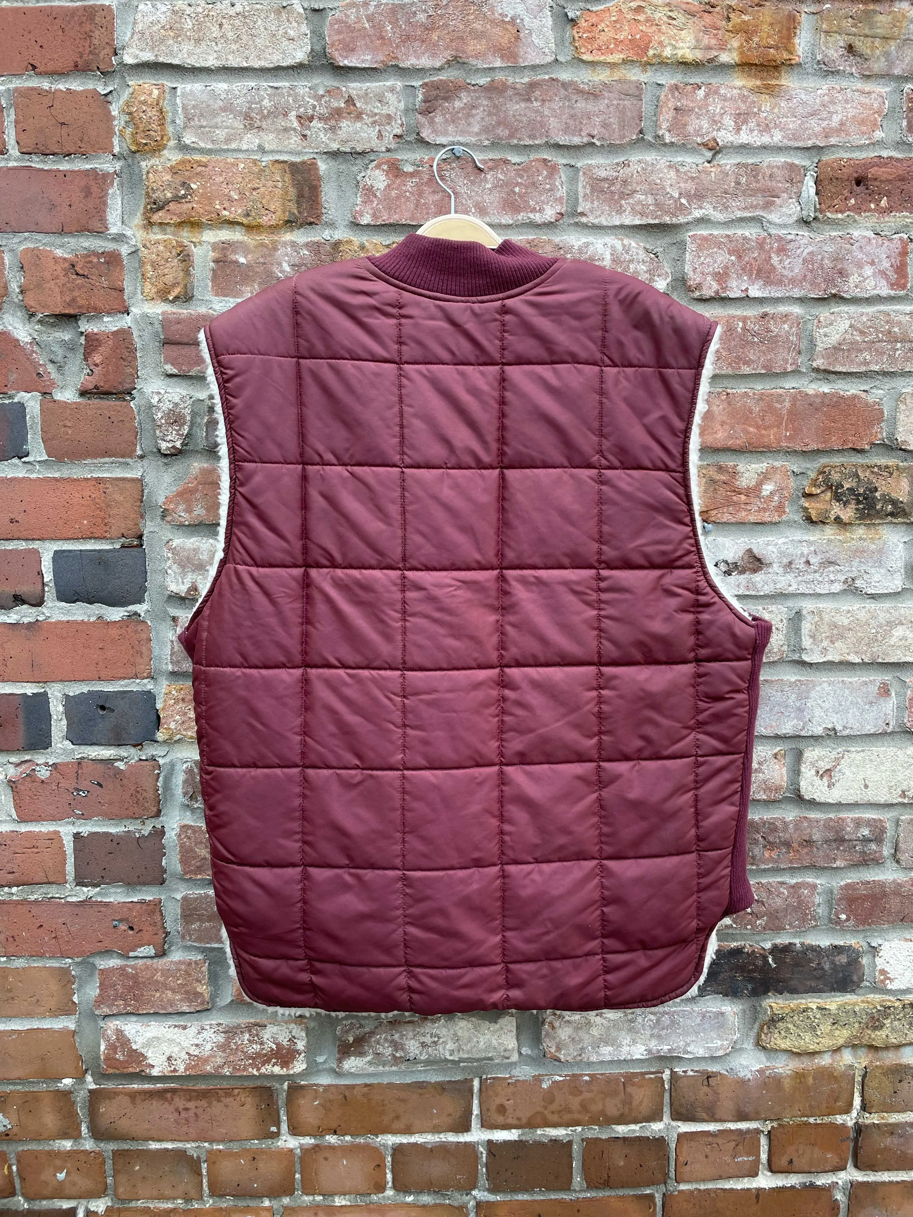 vintage marks sherpa lined liner vest sold by Good Market Thrift Store product image thumbnail 3