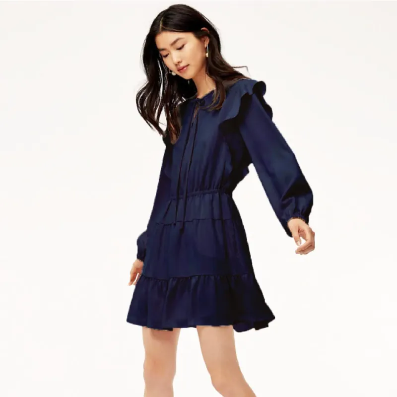 nwt wilfred mavelle ruffled long sleeve dress sold by Good Market Thrift Store