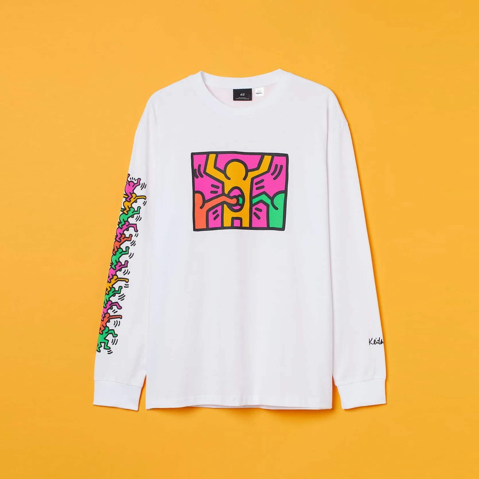 keith haring x h&m long sleeve tee sold by Good Market Thrift Store