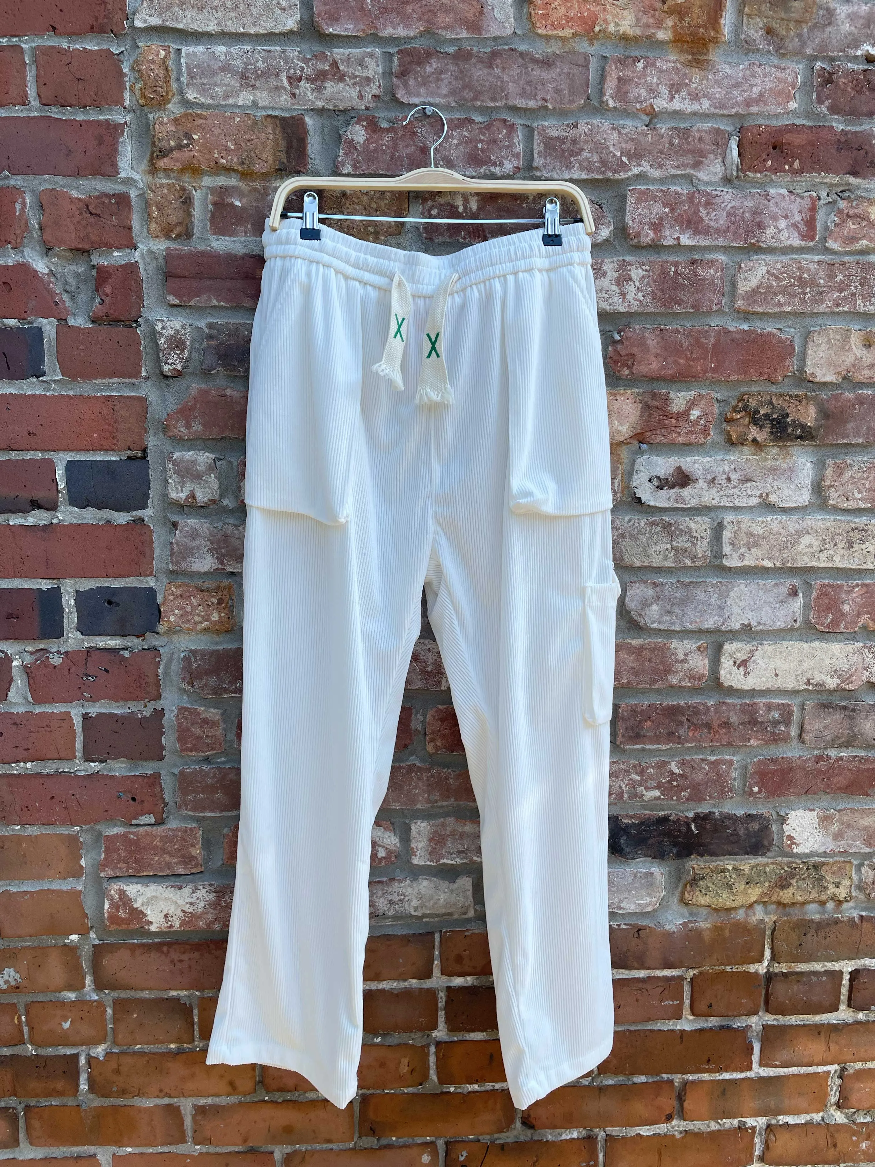 amian bmian chuky cord cargo pants sold by Good Market Thrift Store product image thumbnail 2