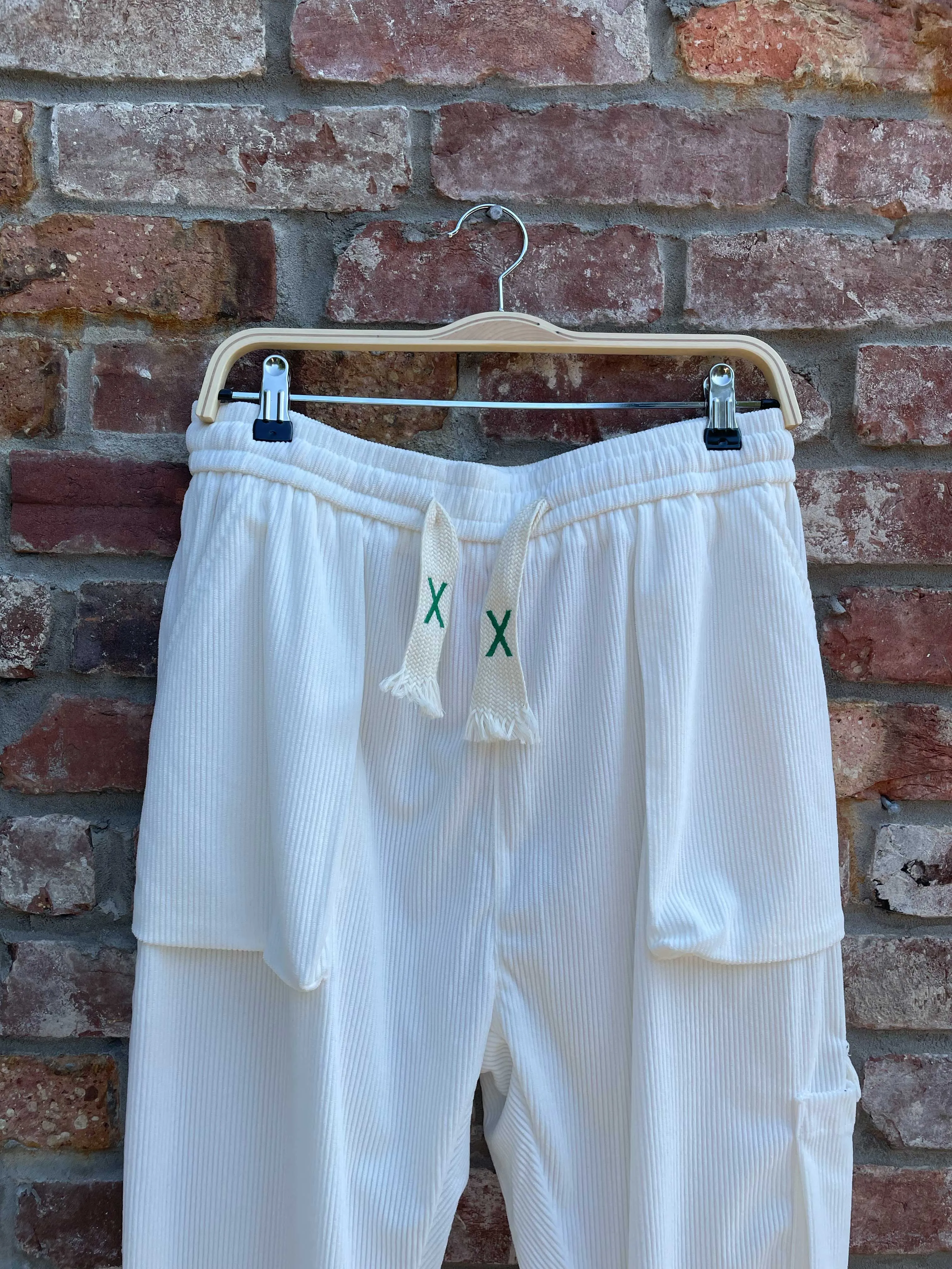 amian bmian chuky cord cargo pants sold by Good Market Thrift Store