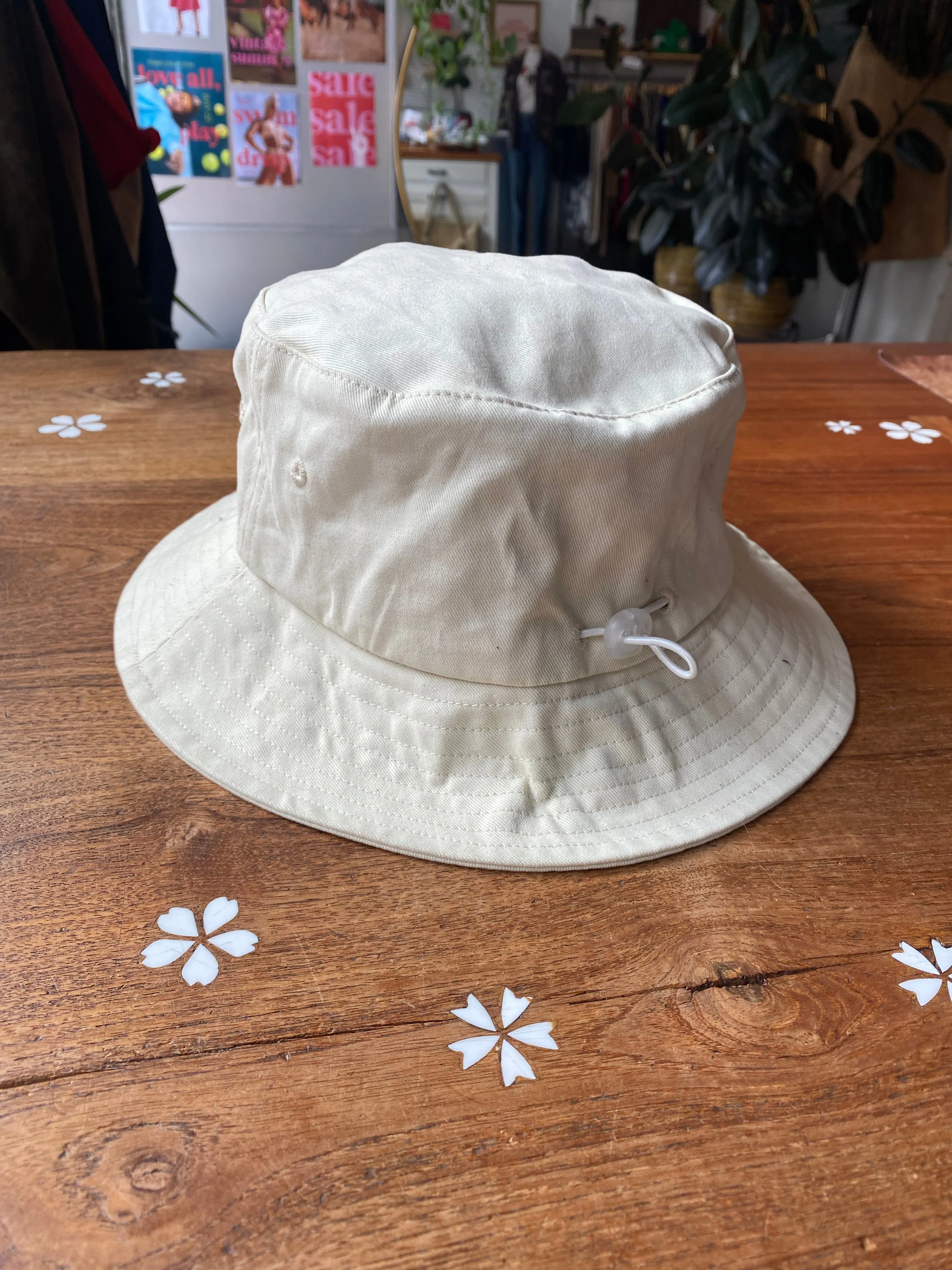 furtalk drawstring bucket hat sold by Good Market Thrift Store