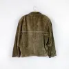 vintage made in italy suede fringe rancher jacket sold by Good Market Thrift Store