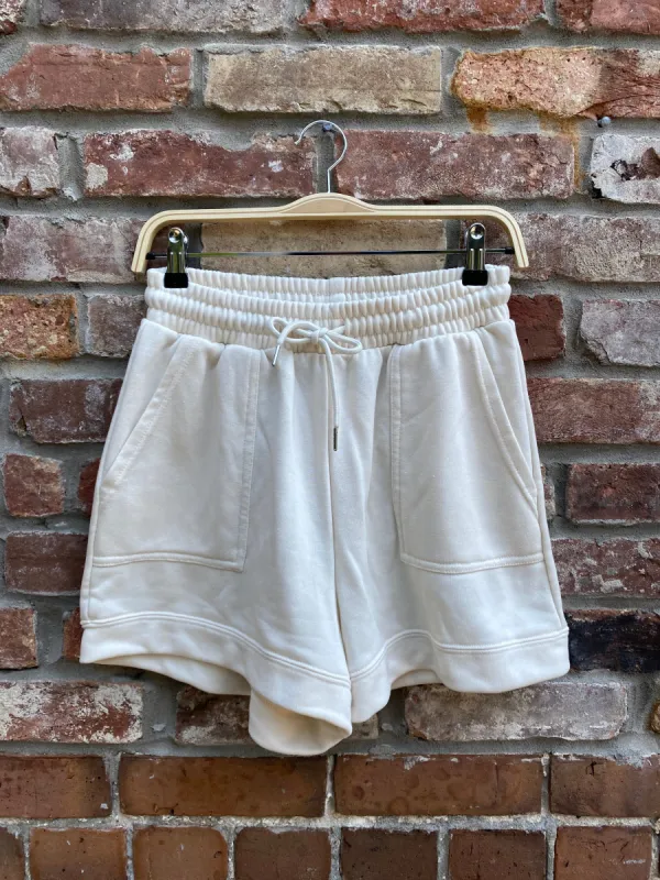 love poem by block lounge sweat shorts sold by Good Market Thrift Store