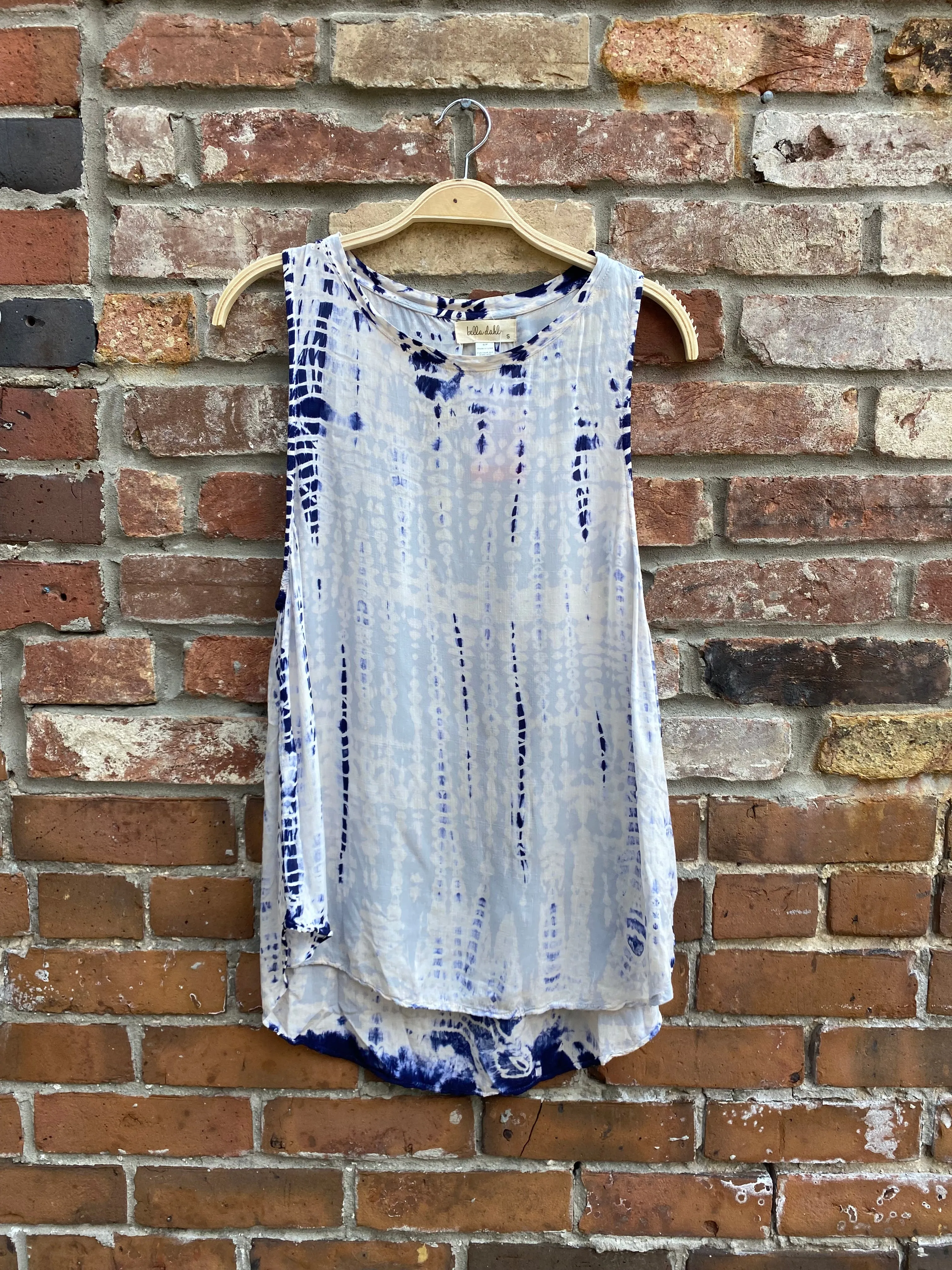 bella dahl tie dye tank sold by Good Market Thrift Store