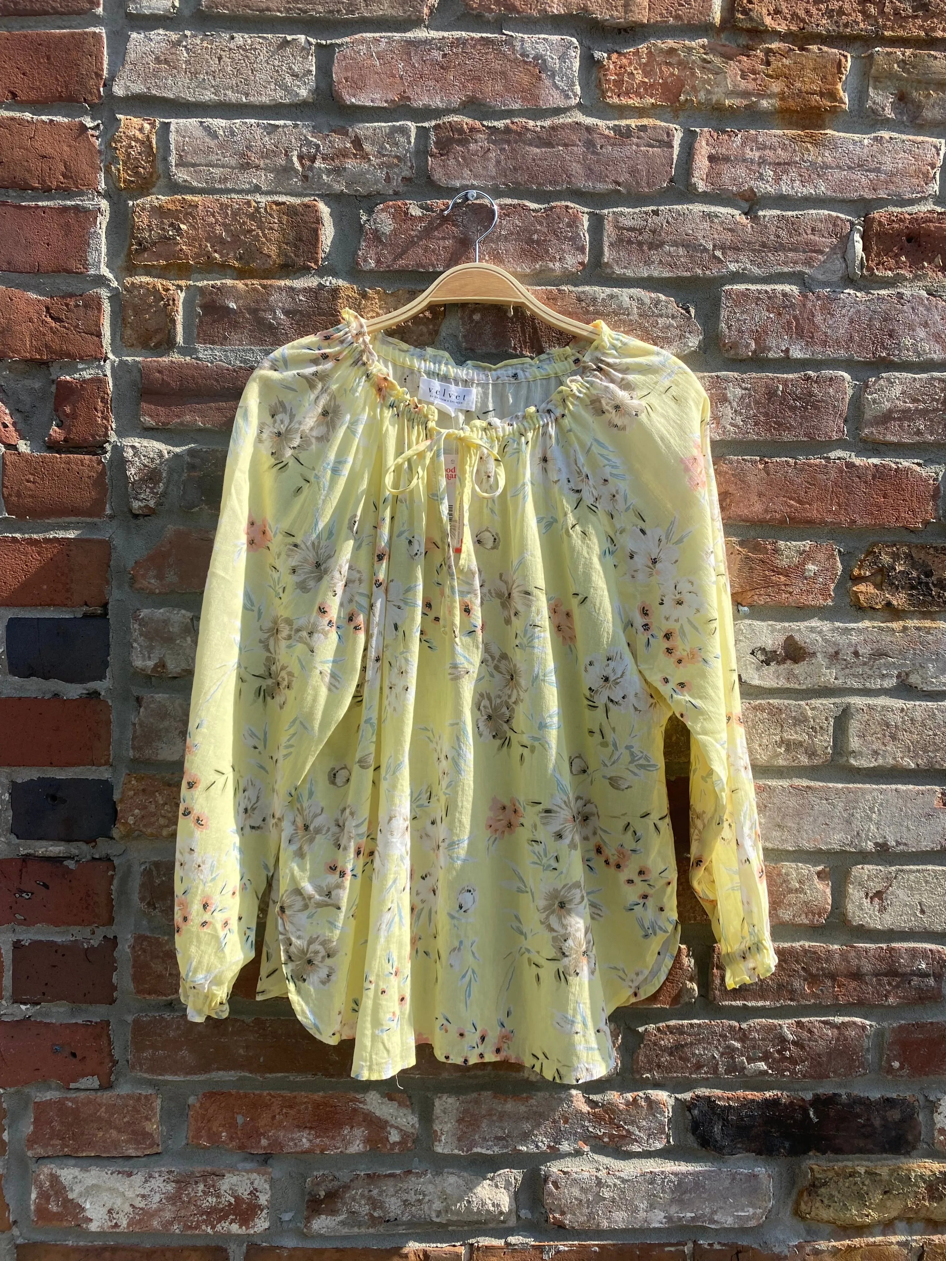 velvet by graham & spencer freya peasant blouse sold by Good Market Thrift Store