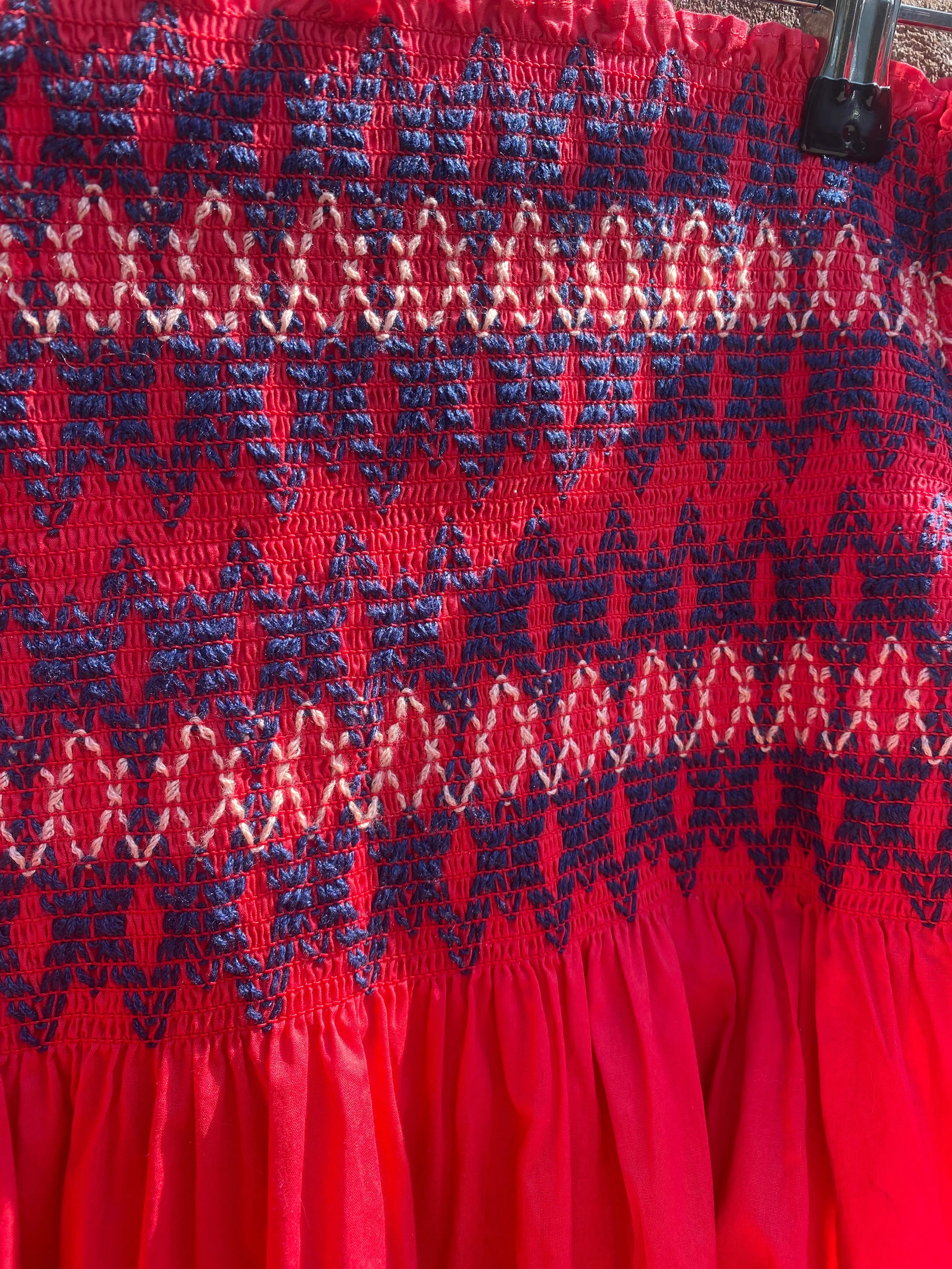 maje elle smocked off shoulder blouse sold by Good Market Thrift Store product image thumbnail 4