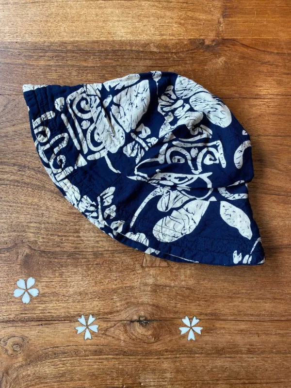 vintage 90s rayon cabana bucket hat sold by Good Market Thrift Store