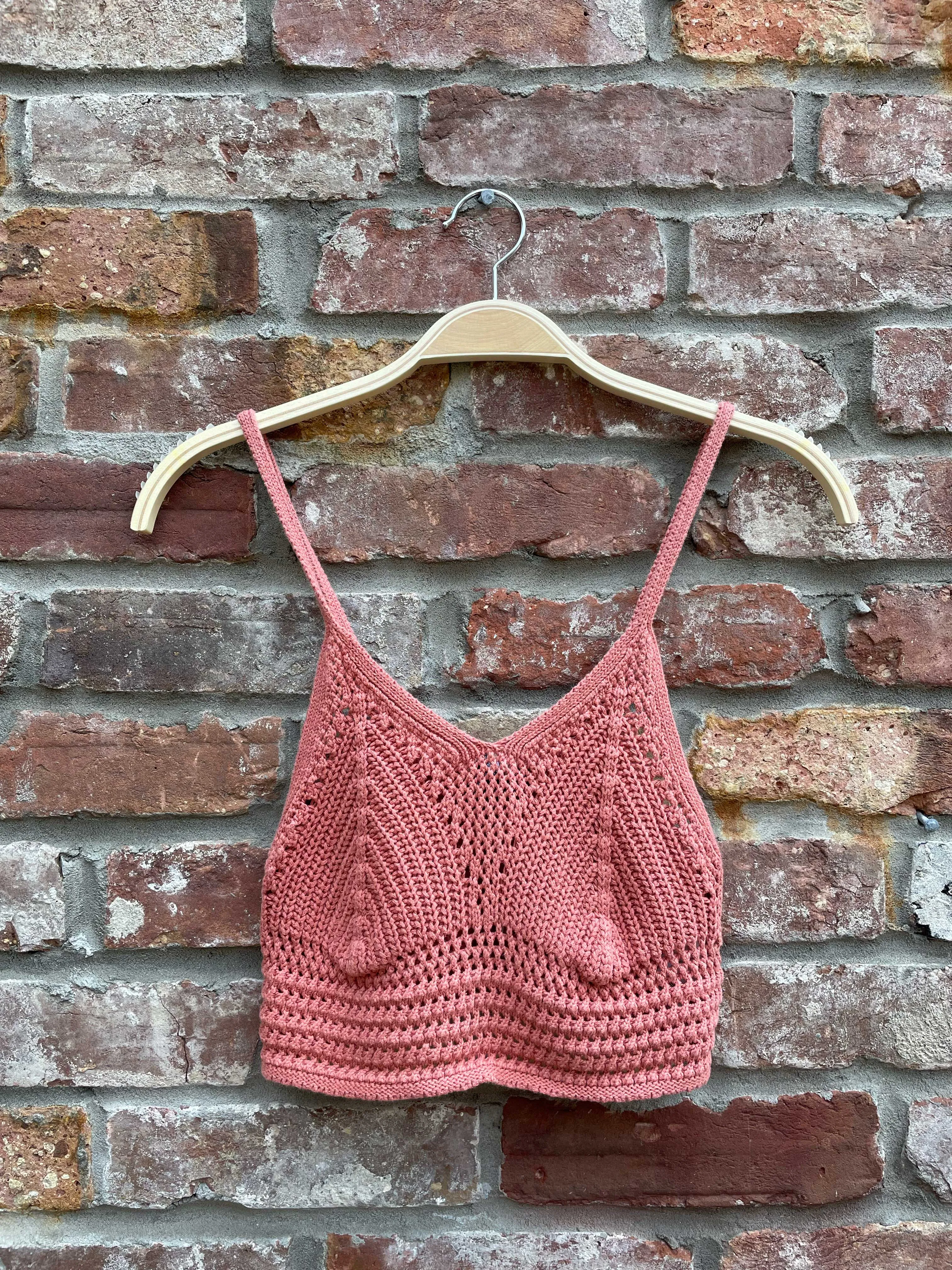 streetwear crochet bra top sold by Good Market Thrift Store