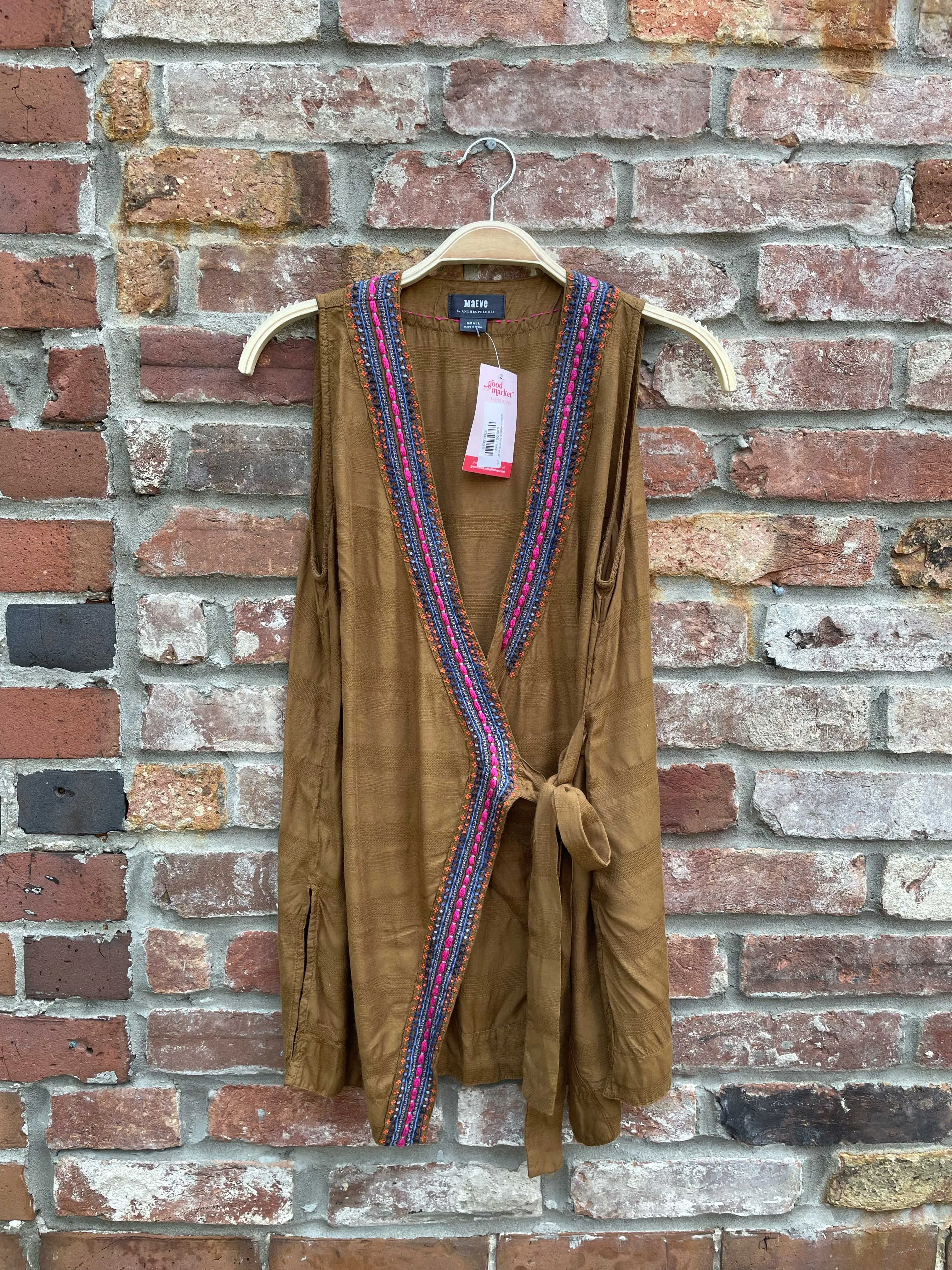 anthro maeve liviana wrap tunic sold by Good Market Thrift Store product image thumbnail 5