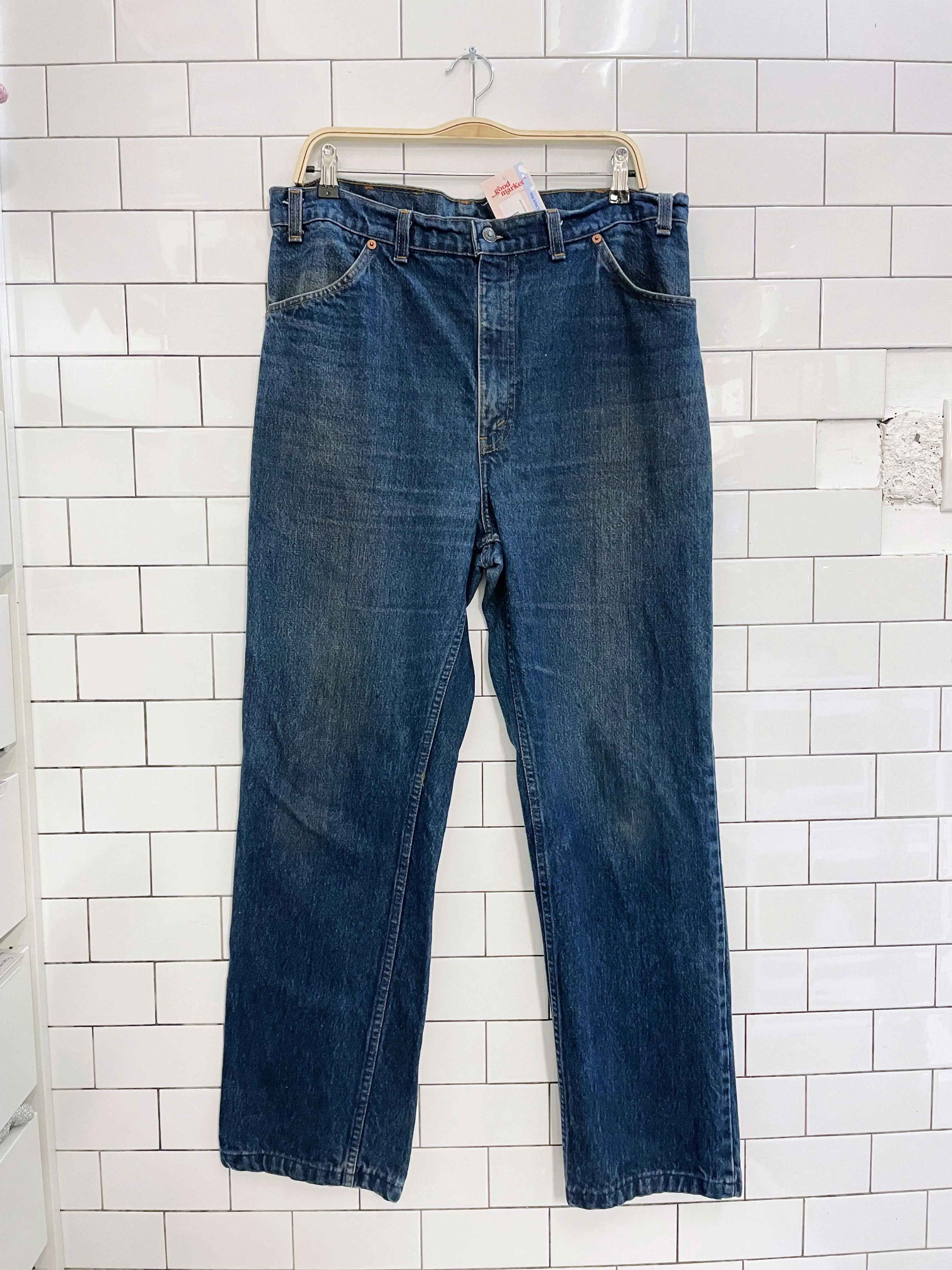 levi's orange tab 506 relaxed straight jeans sold by Good Market Thrift Store product image thumbnail 3