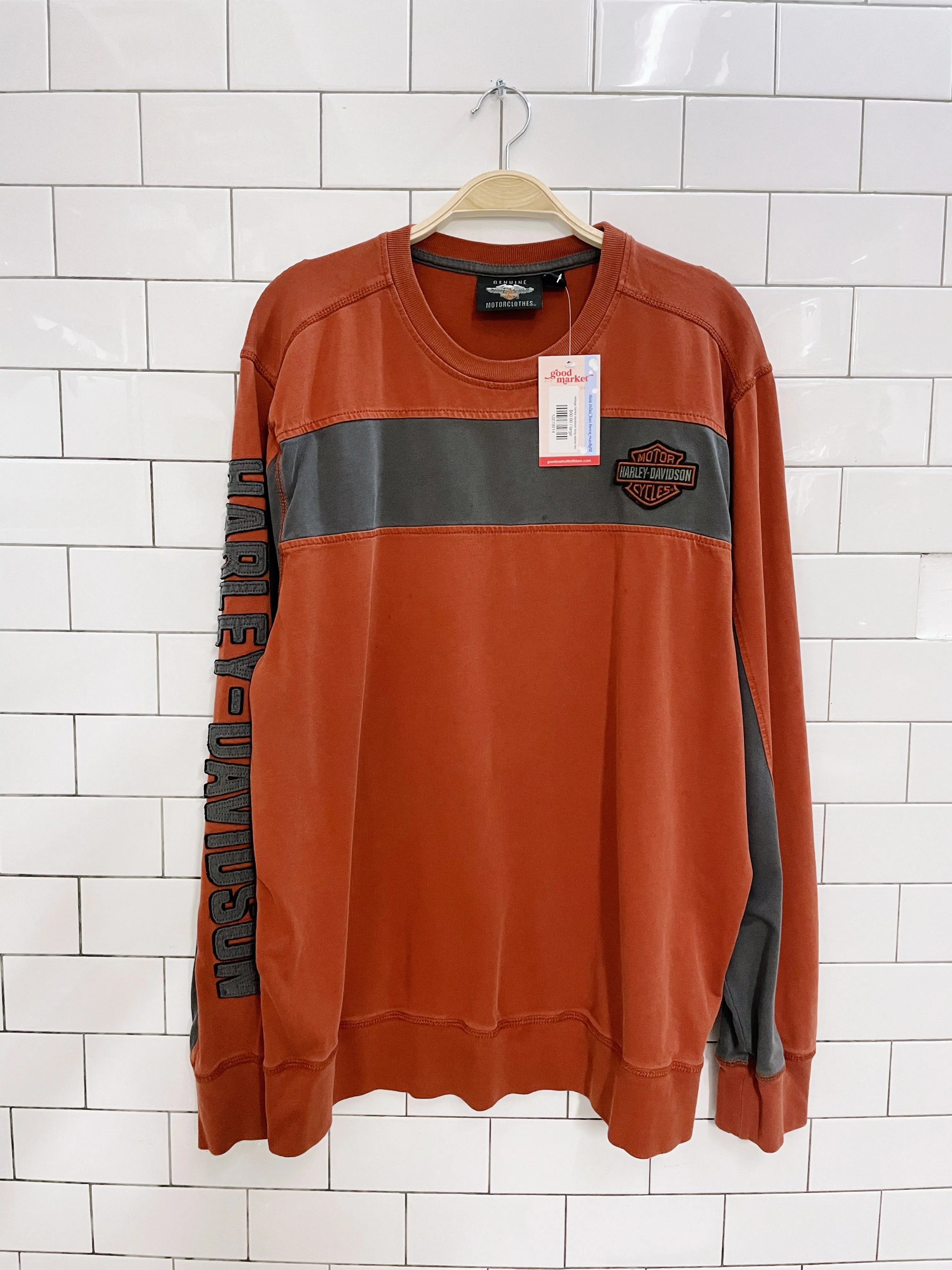 vintage harley davidson long sleeve tee sold by Good Market Thrift Store