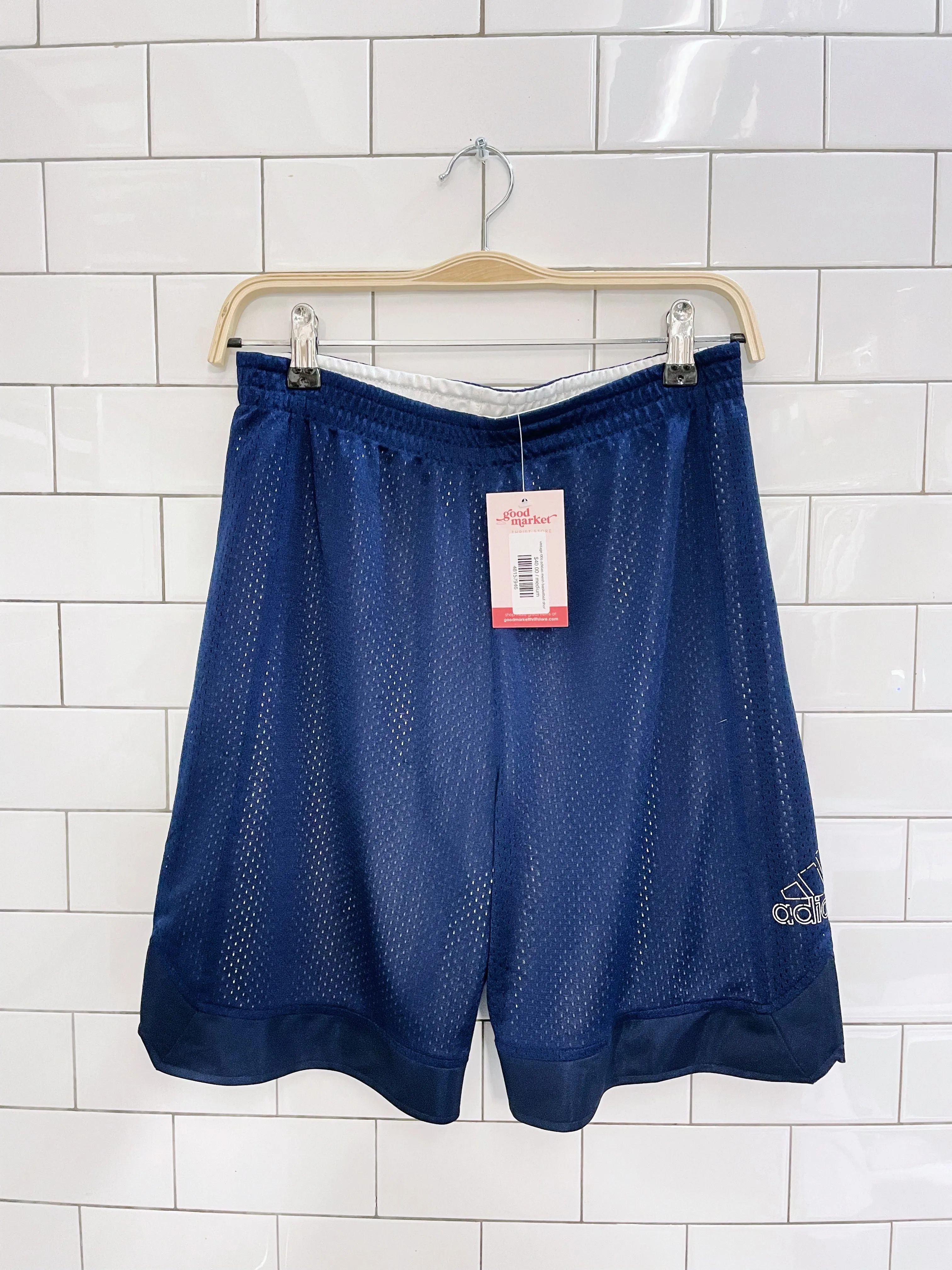 vintage 00s adidas mesh basketball shorts sold by Good Market Thrift Store