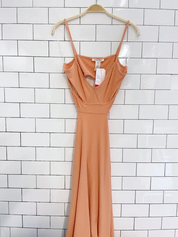 nwt caution to the wind bustier cut out maxi dress sold by Good Market Thrift Store