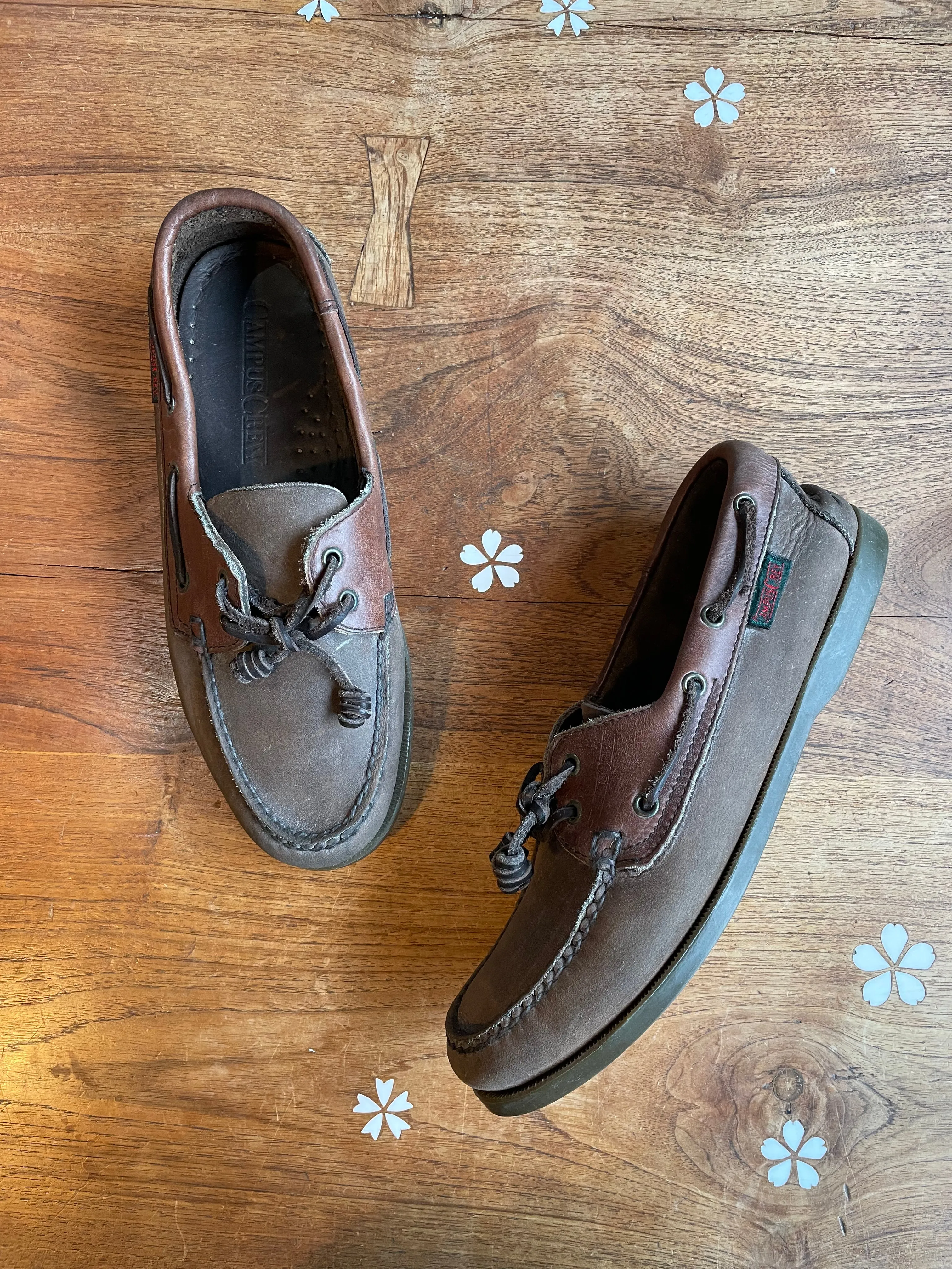 vintage campus crew leather dock loafers sold by Good Market Thrift Store