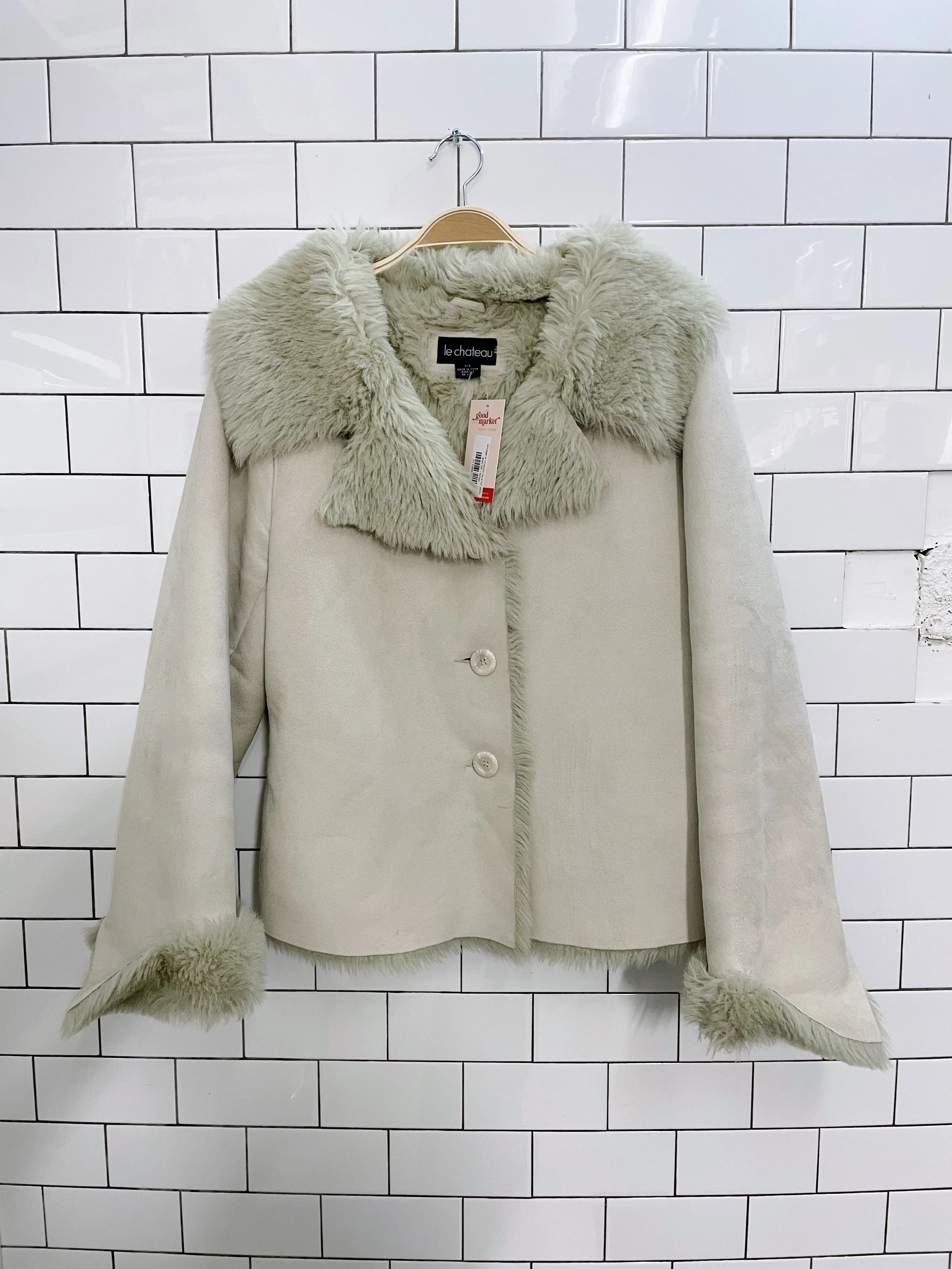 vintage le chateau faux fur jacket sold by Good Market Thrift Store