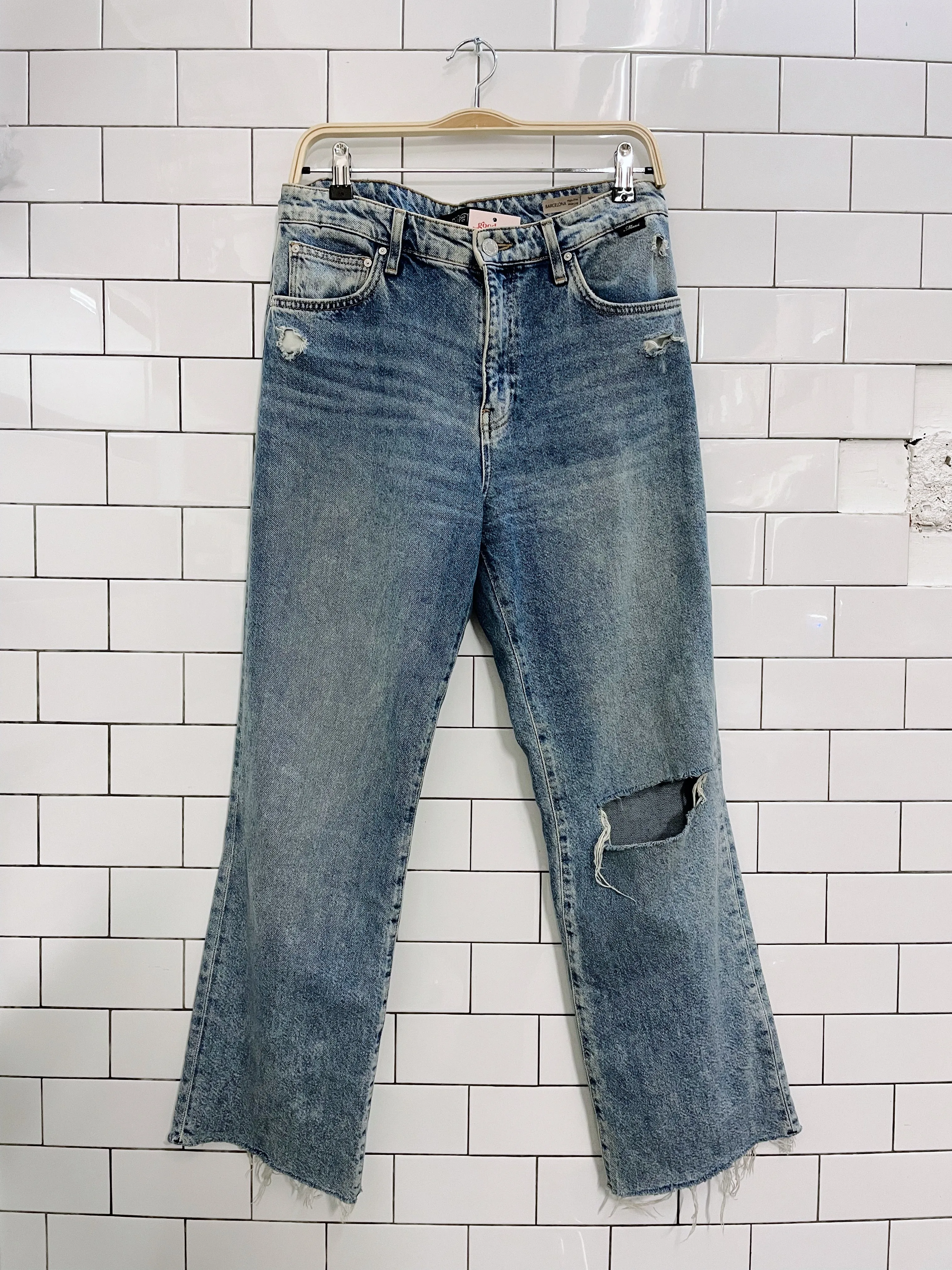mavi barcelona high rise wide leg jeans sold by Good Market Thrift Store product image thumbnail 3