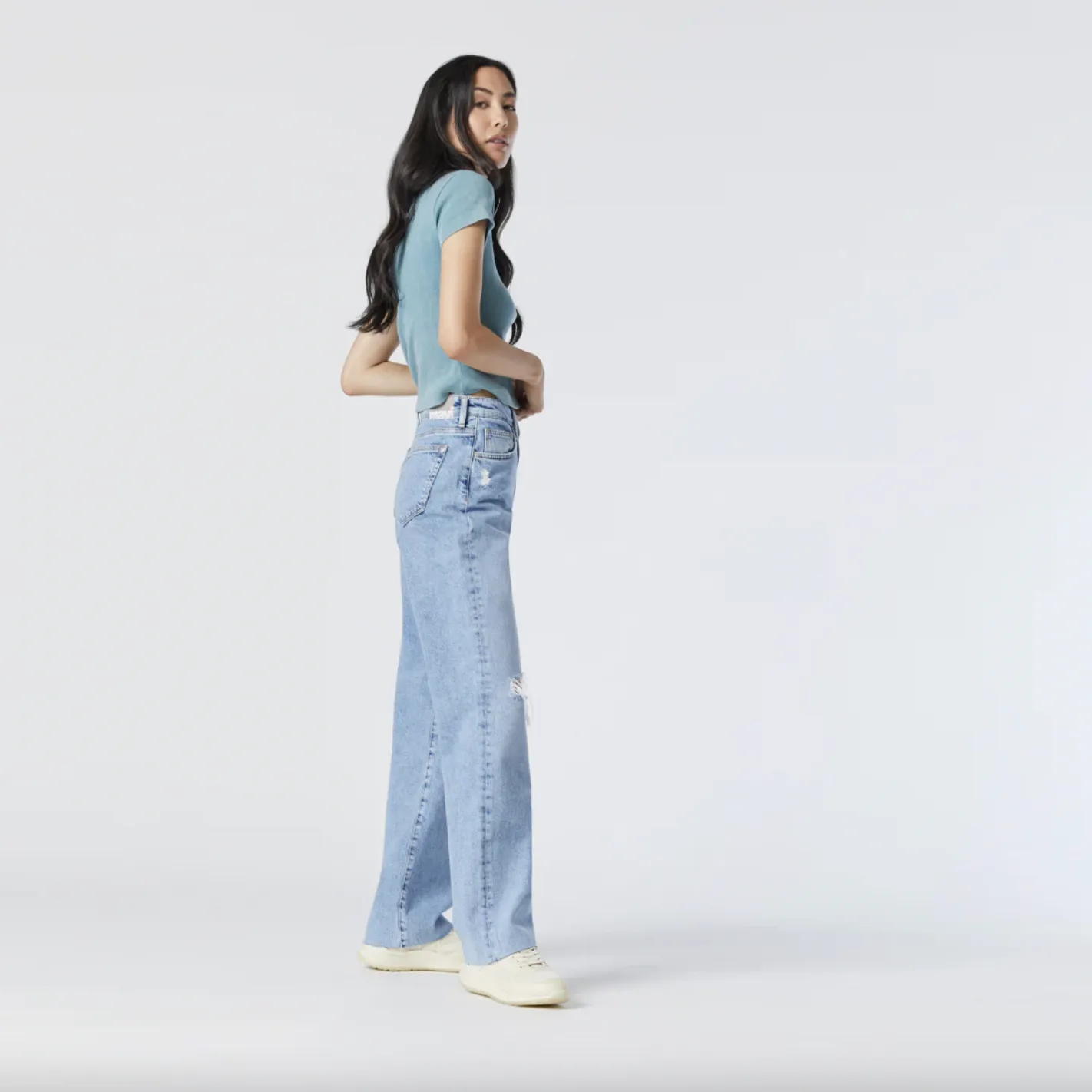 mavi barcelona high rise wide leg jeans sold by Good Market Thrift Store