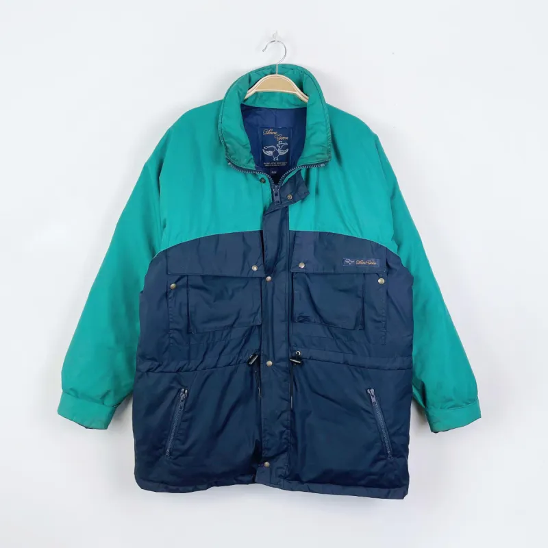 vintage 90s snow goose puffer jacket - size medium sold by Good Market Thrift Store
