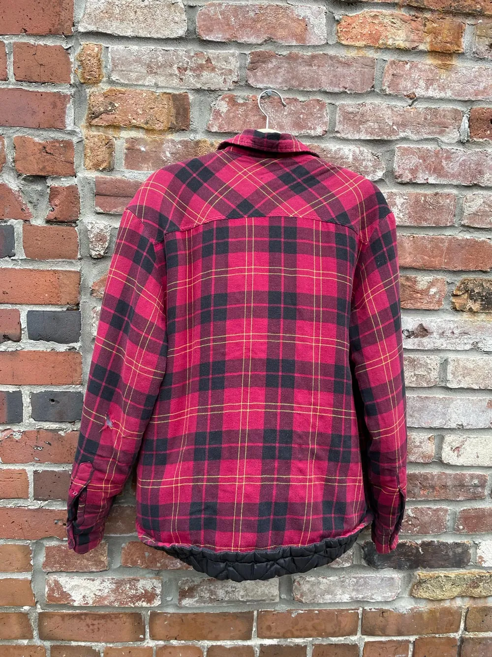 dickie's quilted flannel shirt jacket sold by Good Market Thrift Store product image thumbnail 2