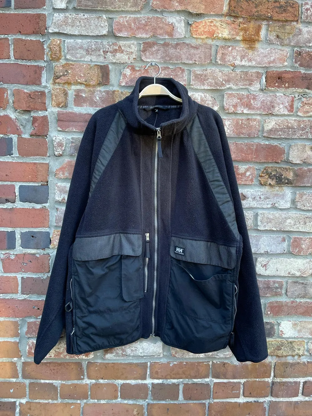 helly hansen nomad hi-vis fleece utility jacket sold by Good Market Thrift Store