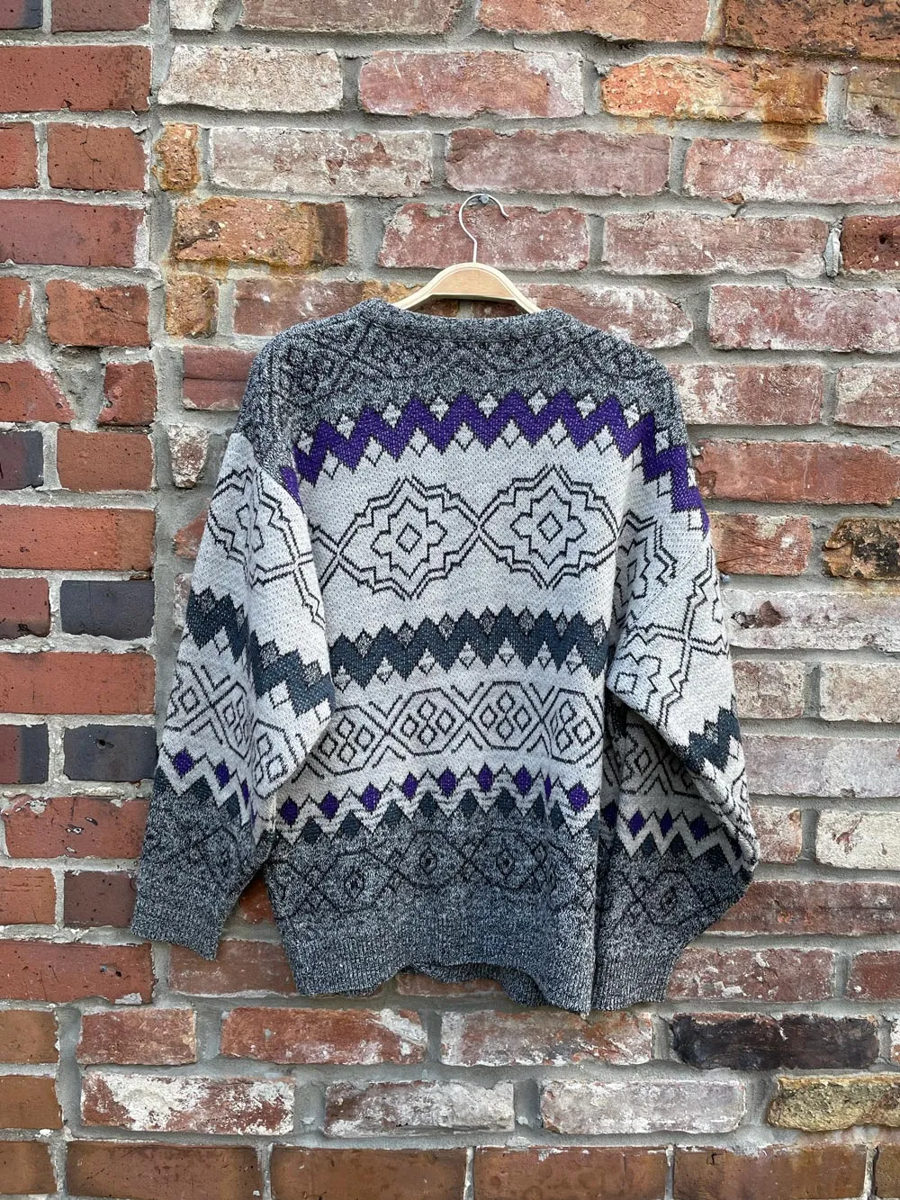 vintage serge saint yves knit grandpa cardigan sold by Good Market Thrift Store product image thumbnail 2