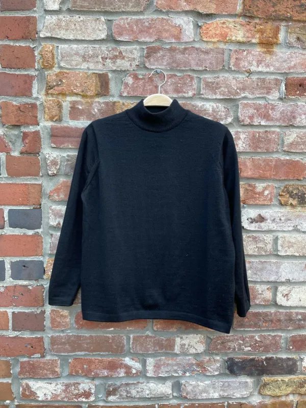 bitte kai rand merino wool mockneck sweater sold by Good Market Thrift Store
