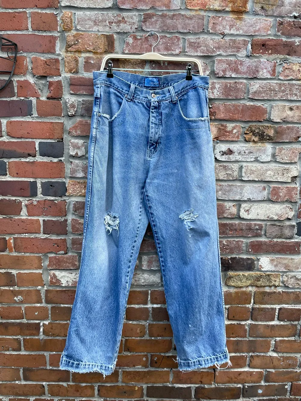vintage 90s clench 701 baggy jeans sold by Good Market Thrift Store product image thumbnail 2