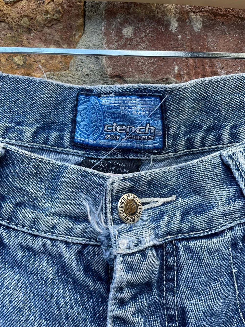 vintage 90s clench 701 baggy jeans sold by Good Market Thrift Store product image thumbnail 4